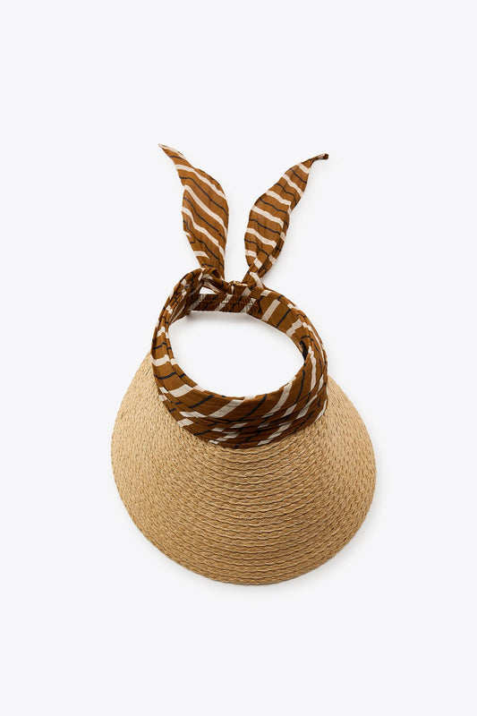 Animal Print Scarf Visor