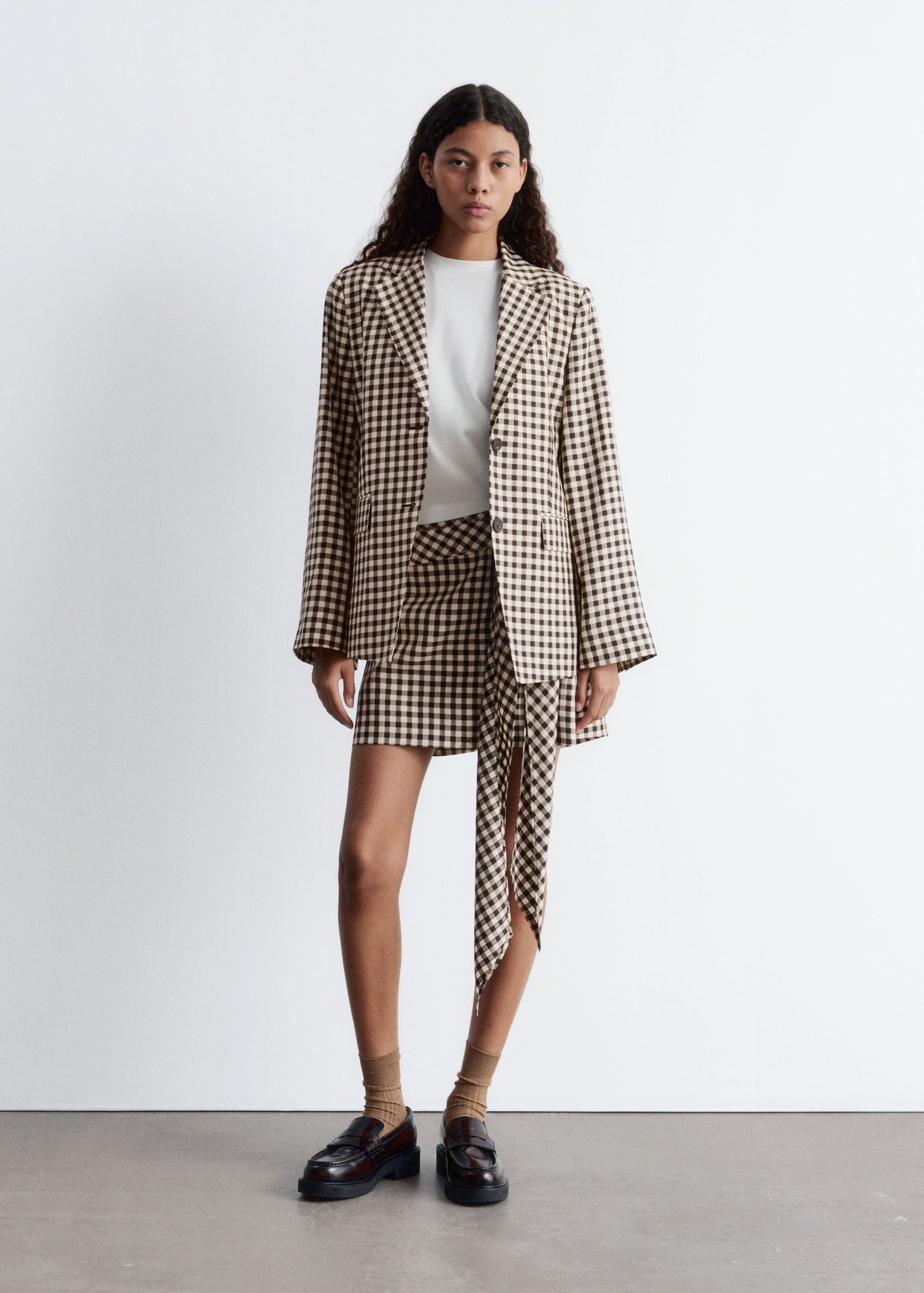 Checkered Blazer