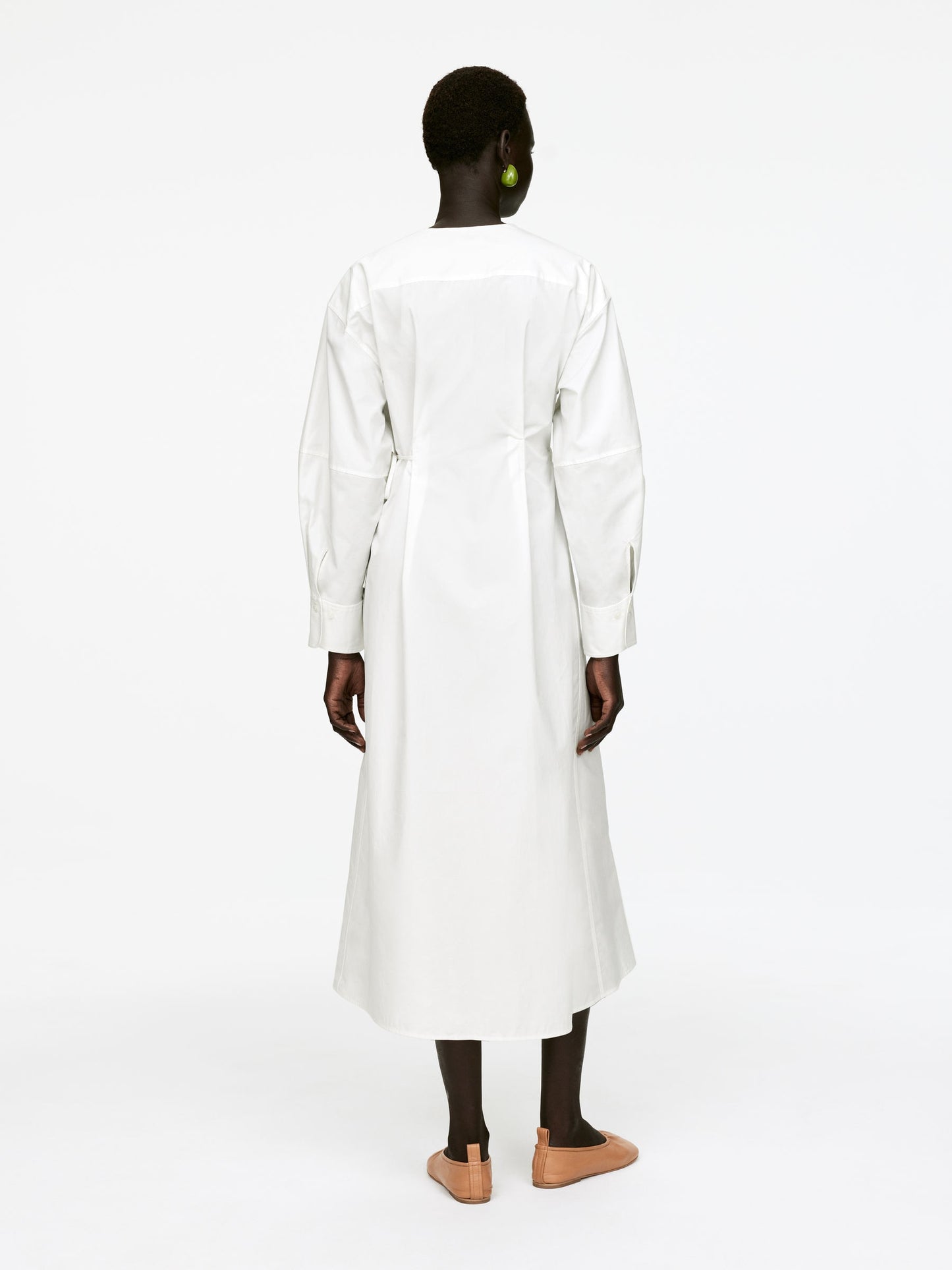 Cotton Wrap Dress