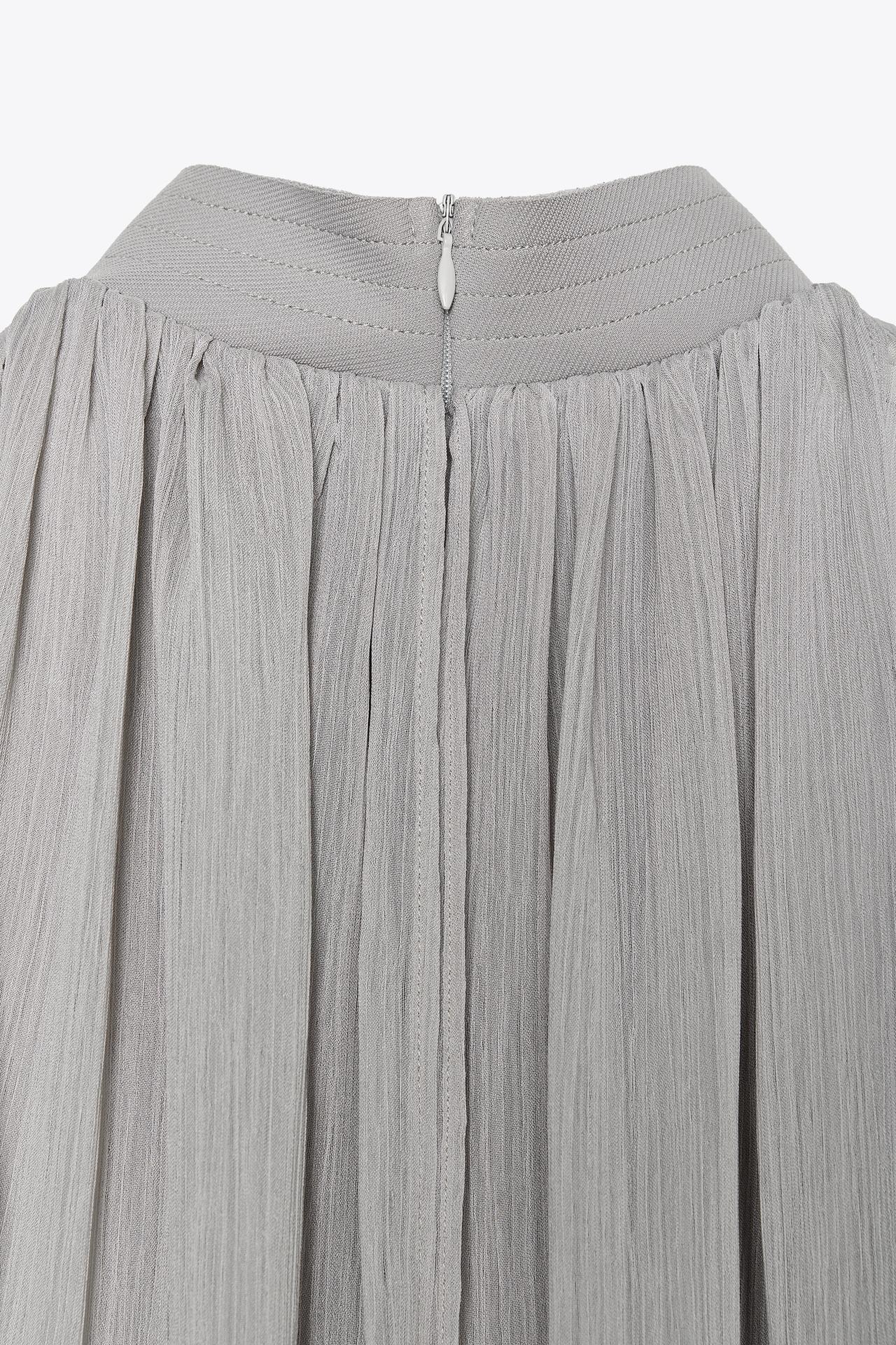 Chiffon Bodysuit with Tie