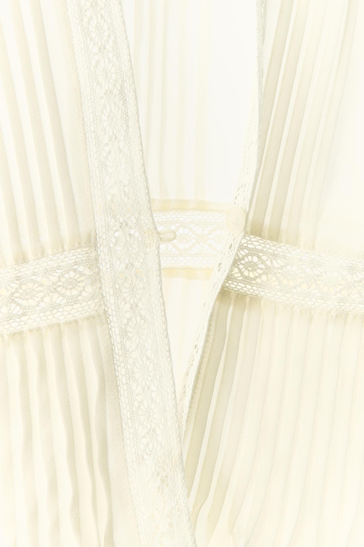 Pleated Lace Top