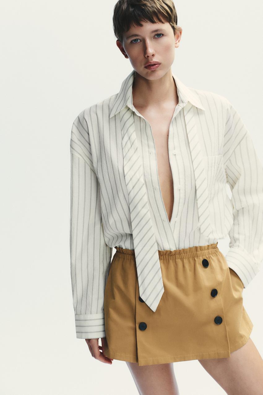 Button Skort