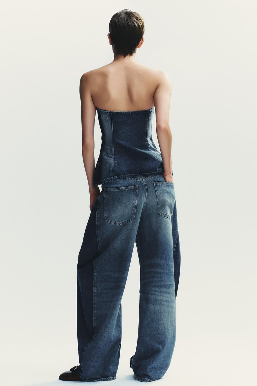 High-Waist Oversize Balloon Jeans