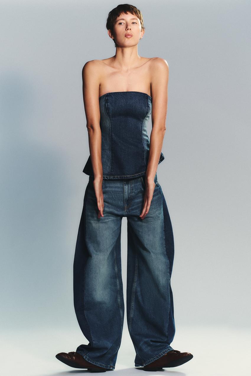 High-Waist Oversize Balloon Jeans