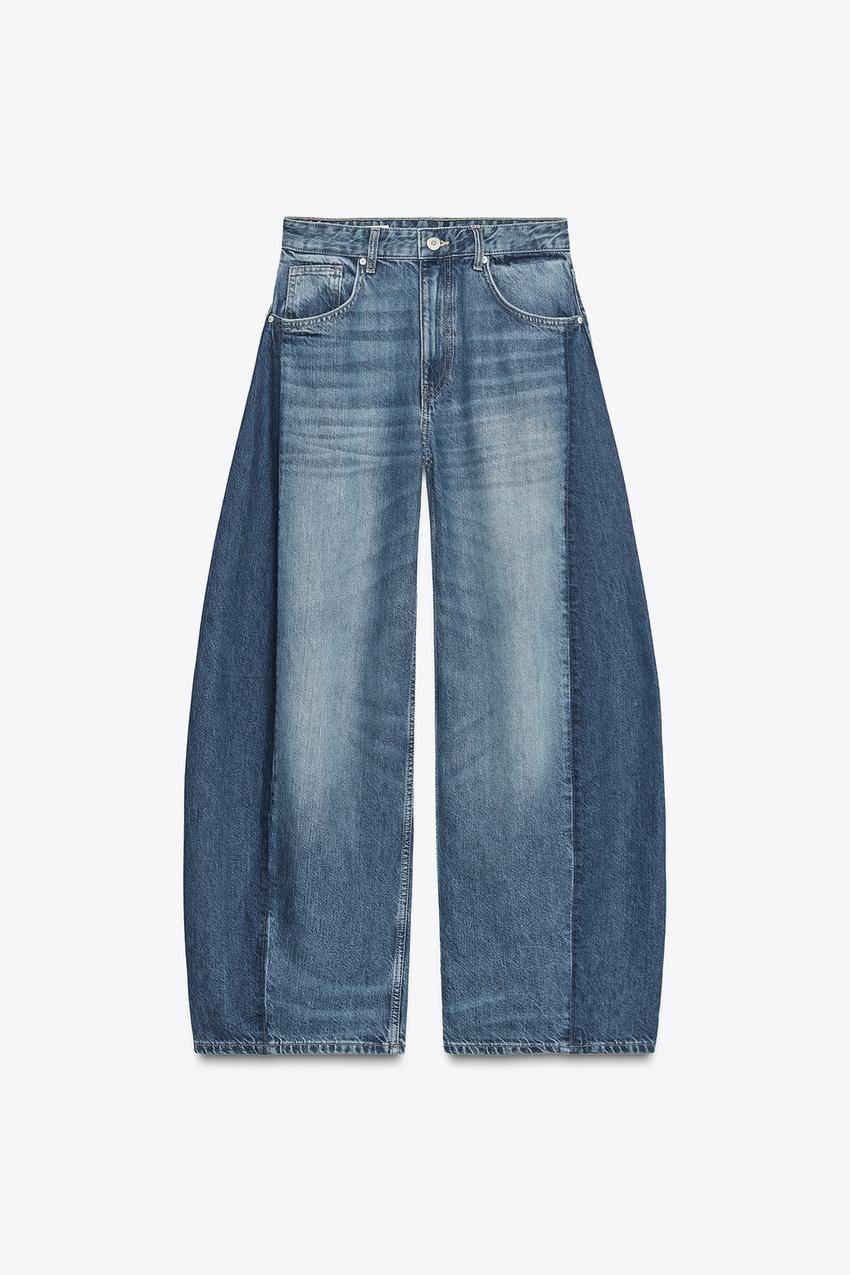 High-Waist Oversize Balloon Jeans