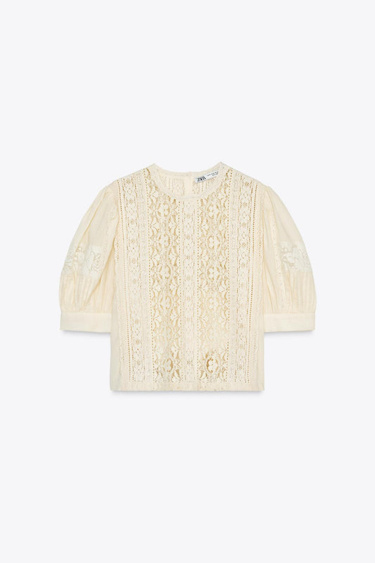 ZW Collection Lace Blouse