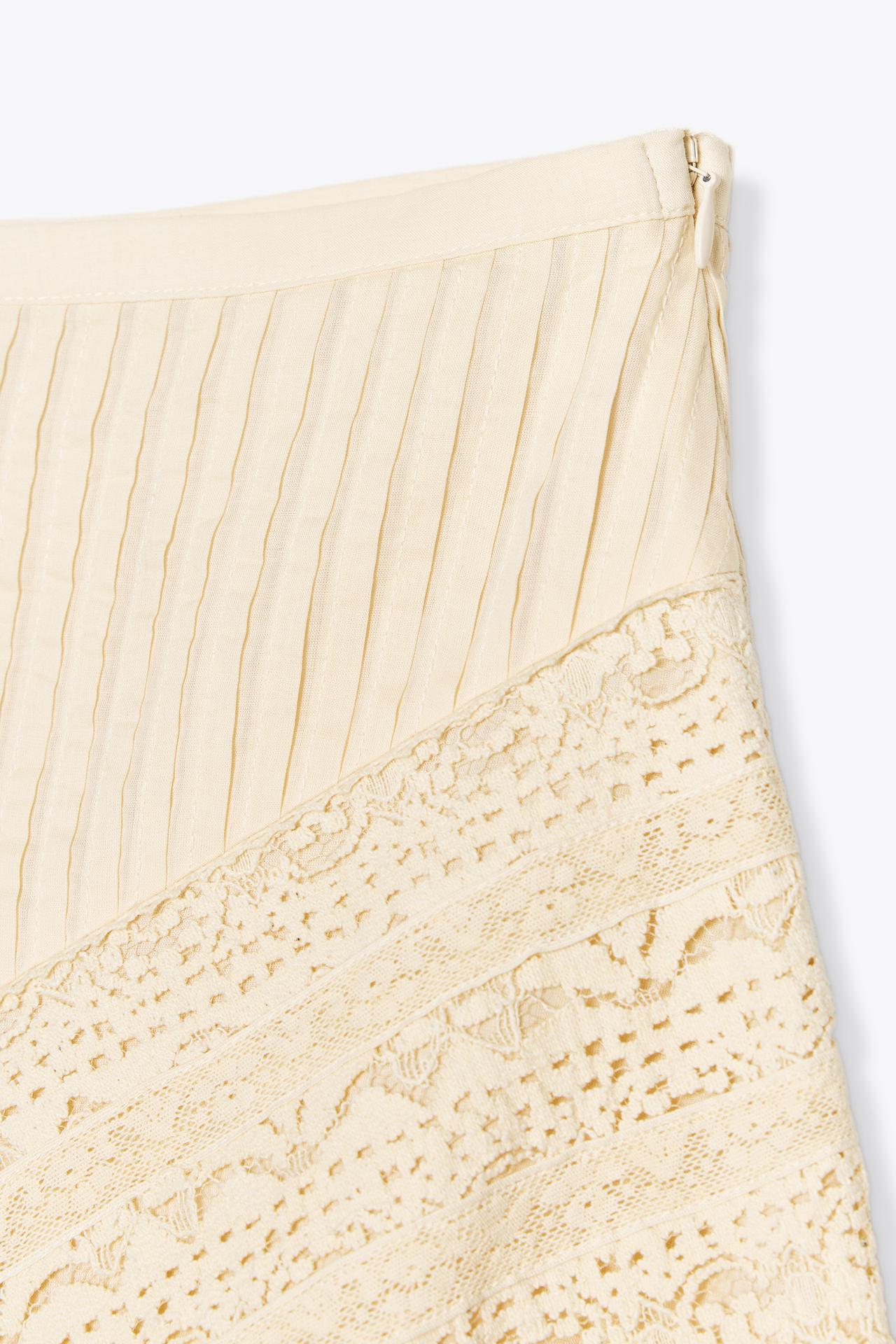 ZW Collection Lace Midi Skirt