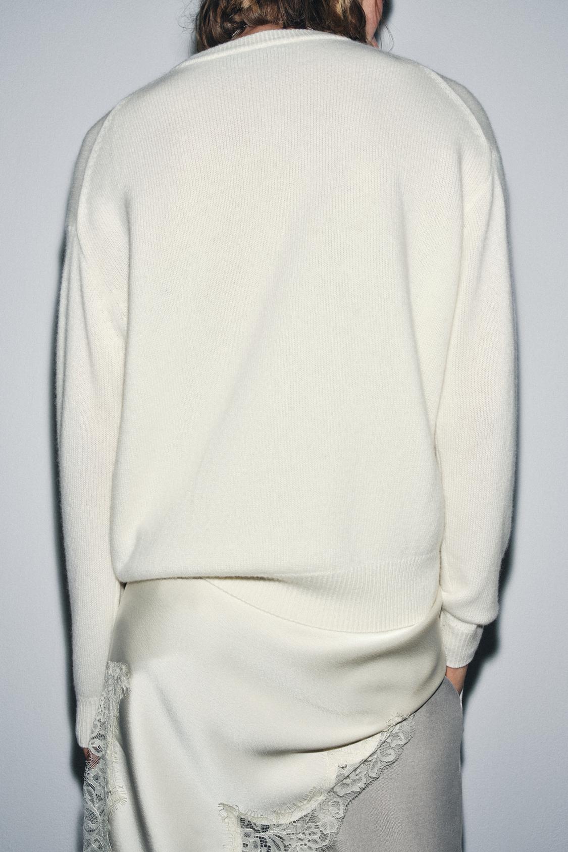 Long Sleeve 100% Cashmere Sweater