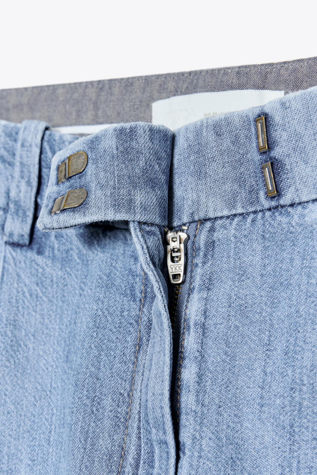 Z1975 wide-leg high-rise jeans with darts