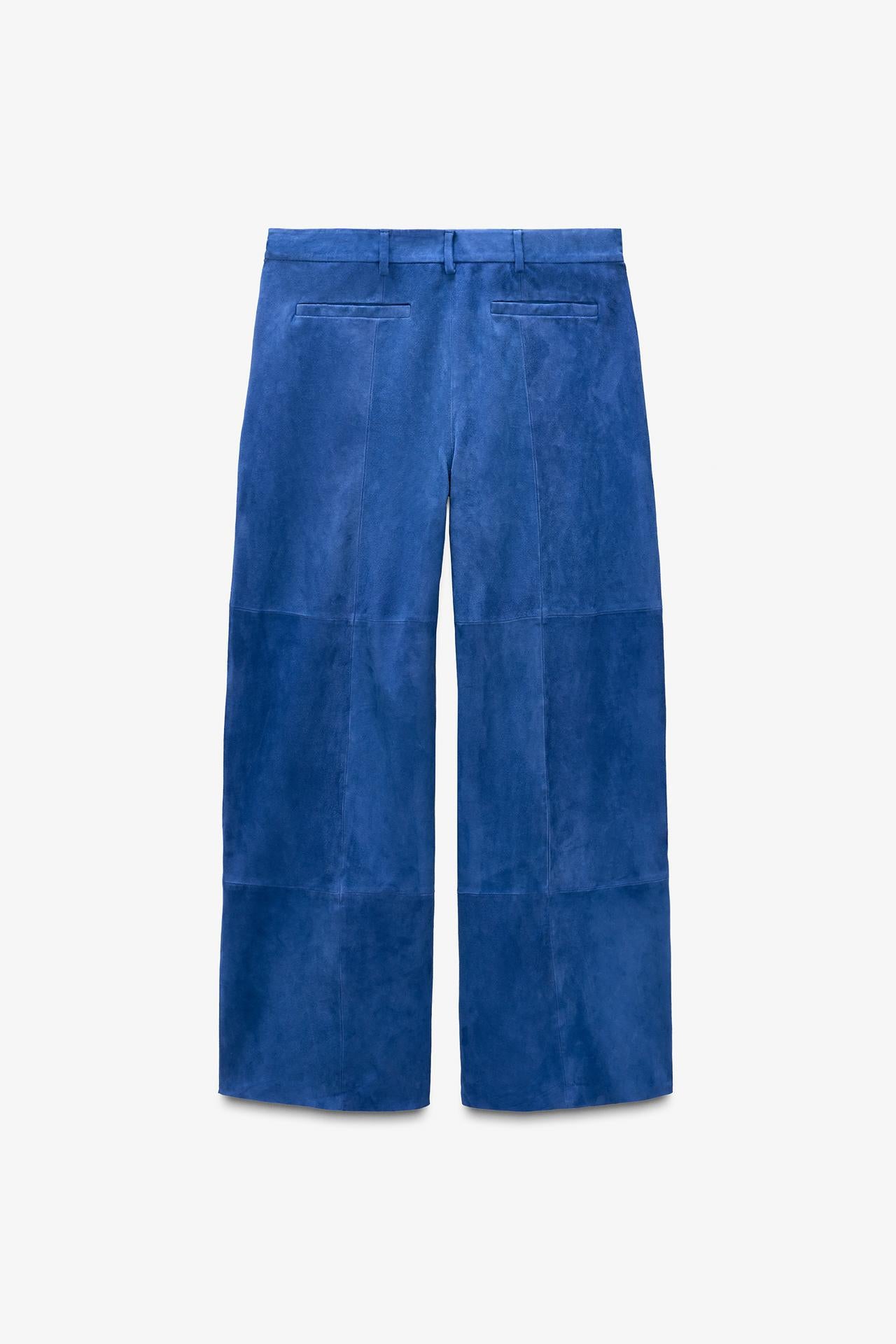 Limited Edition Baggy Suede Leather Trousers