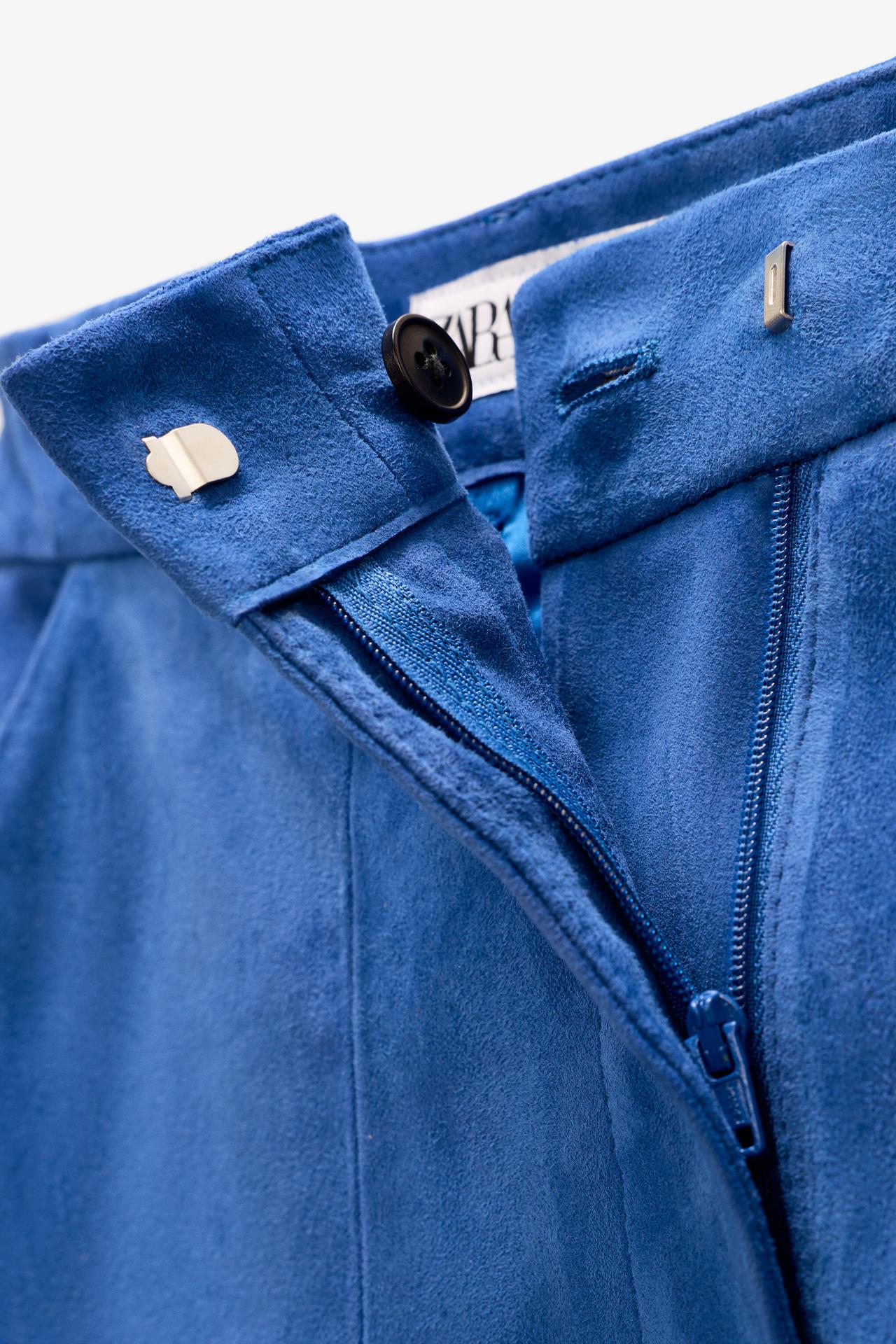 Limited Edition Baggy Suede Leather Trousers
