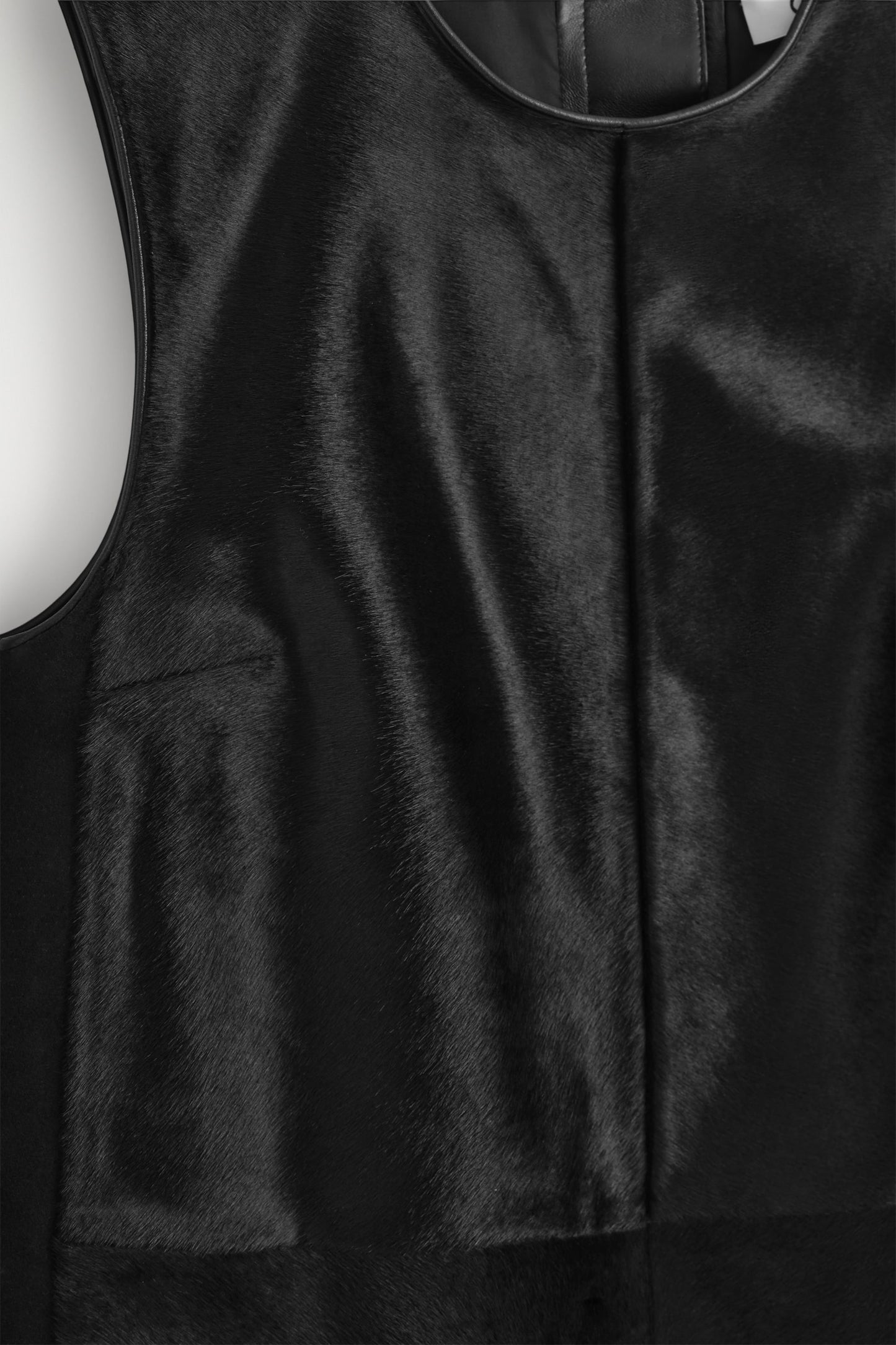 Pony Hair Mini Dress