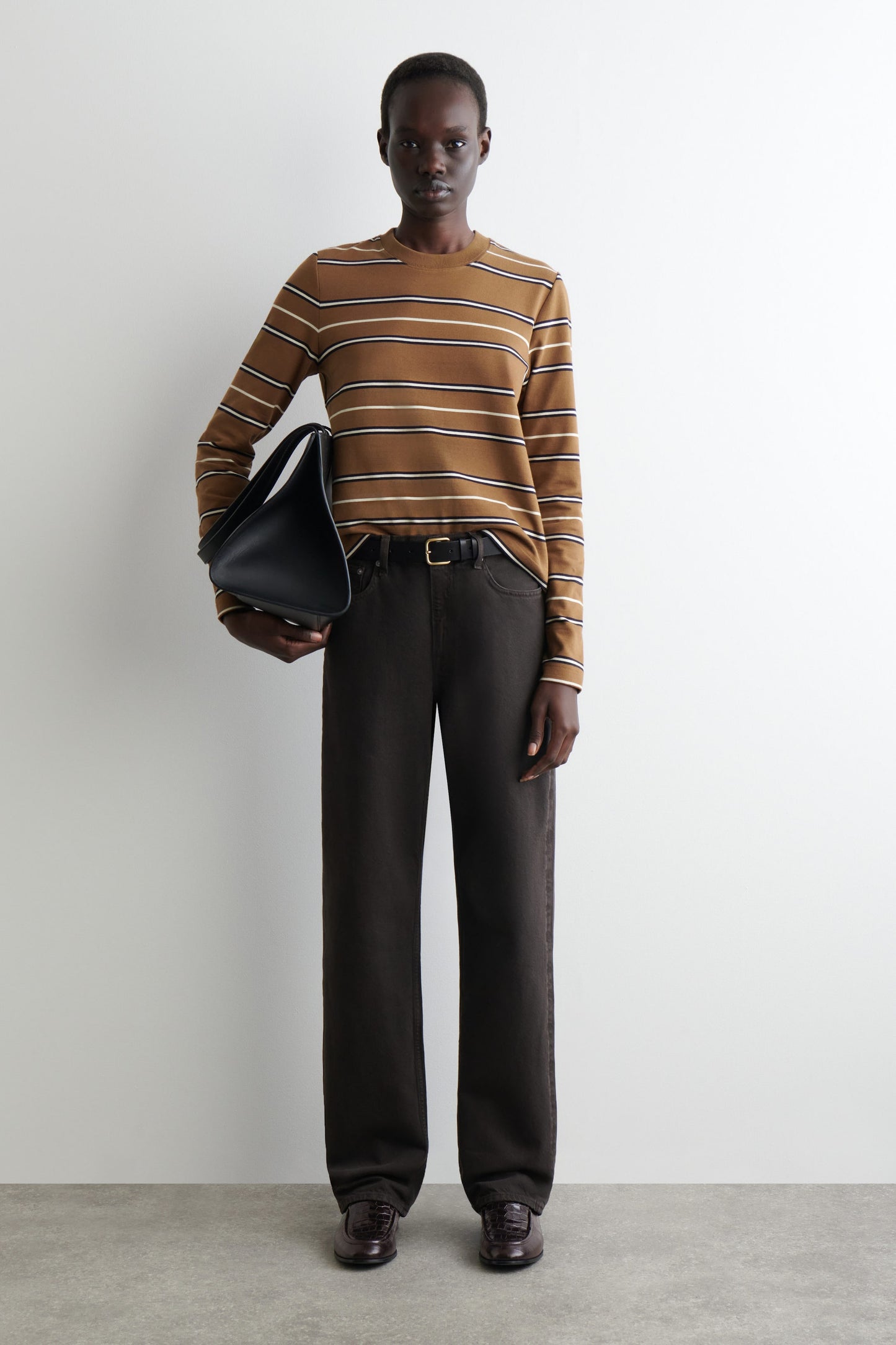 Clean Cut Regular Long-Sleeved T-Shirt