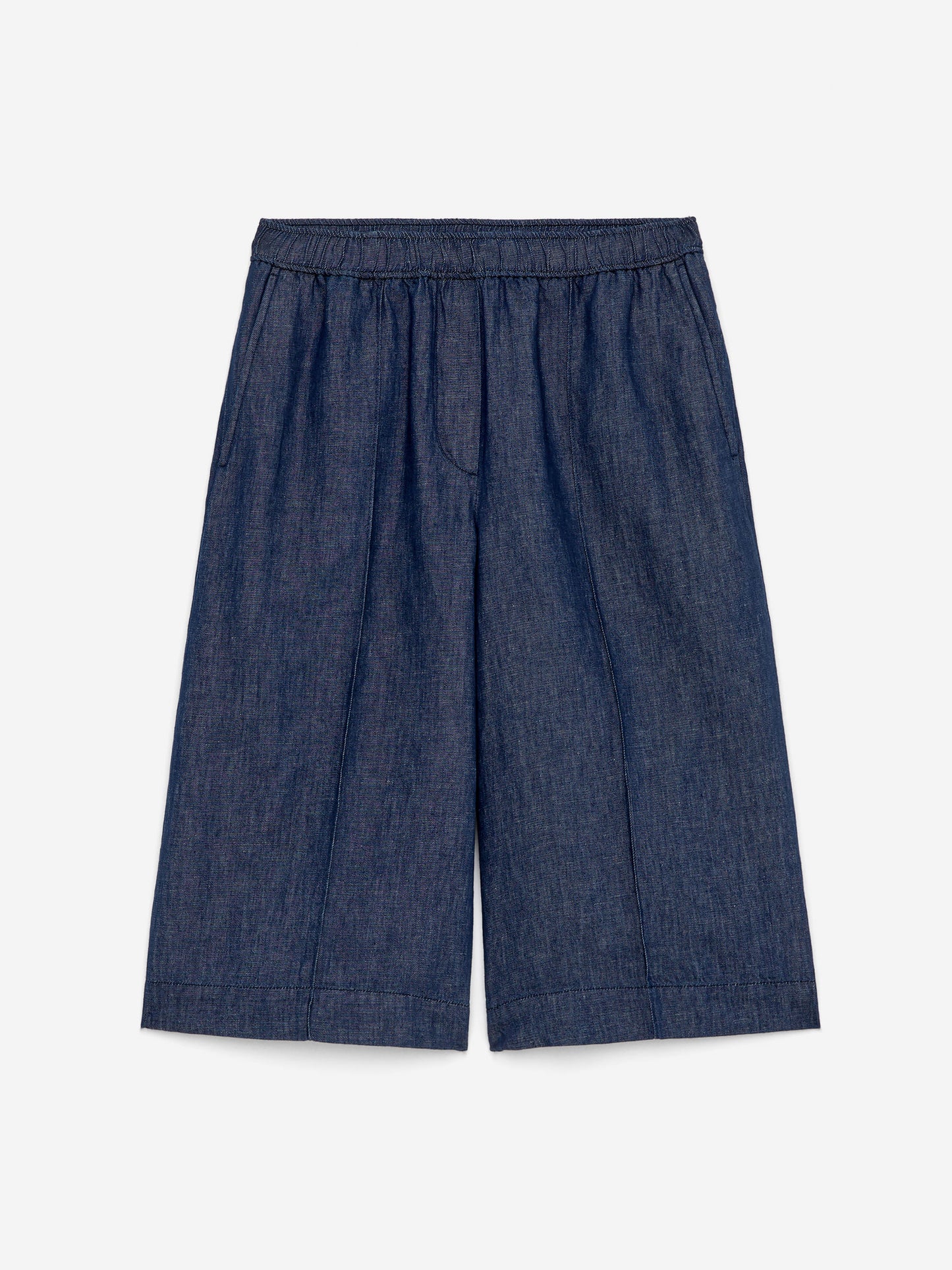 Cotton-Linen Shorts