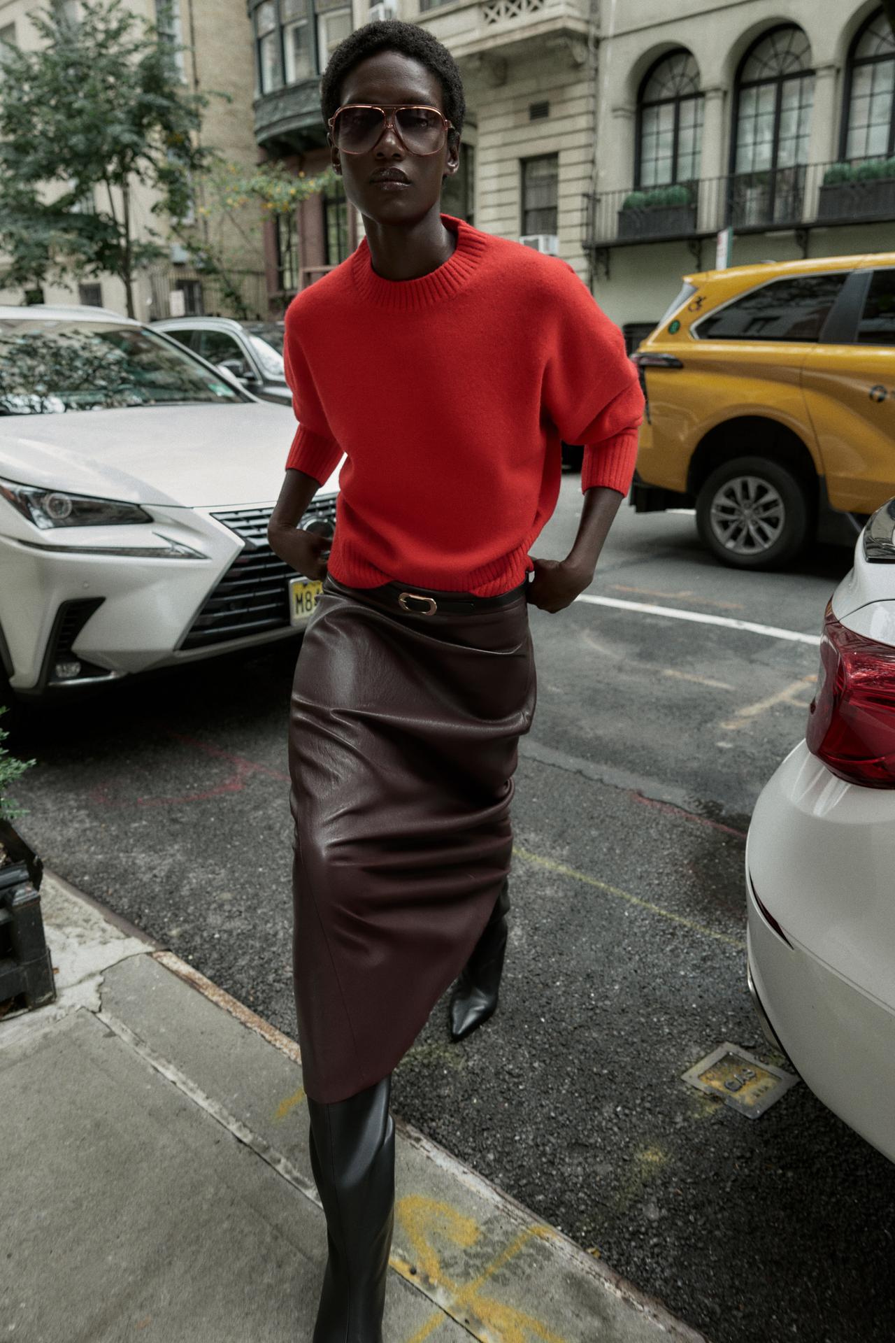 Soft Plain Knit Sweater