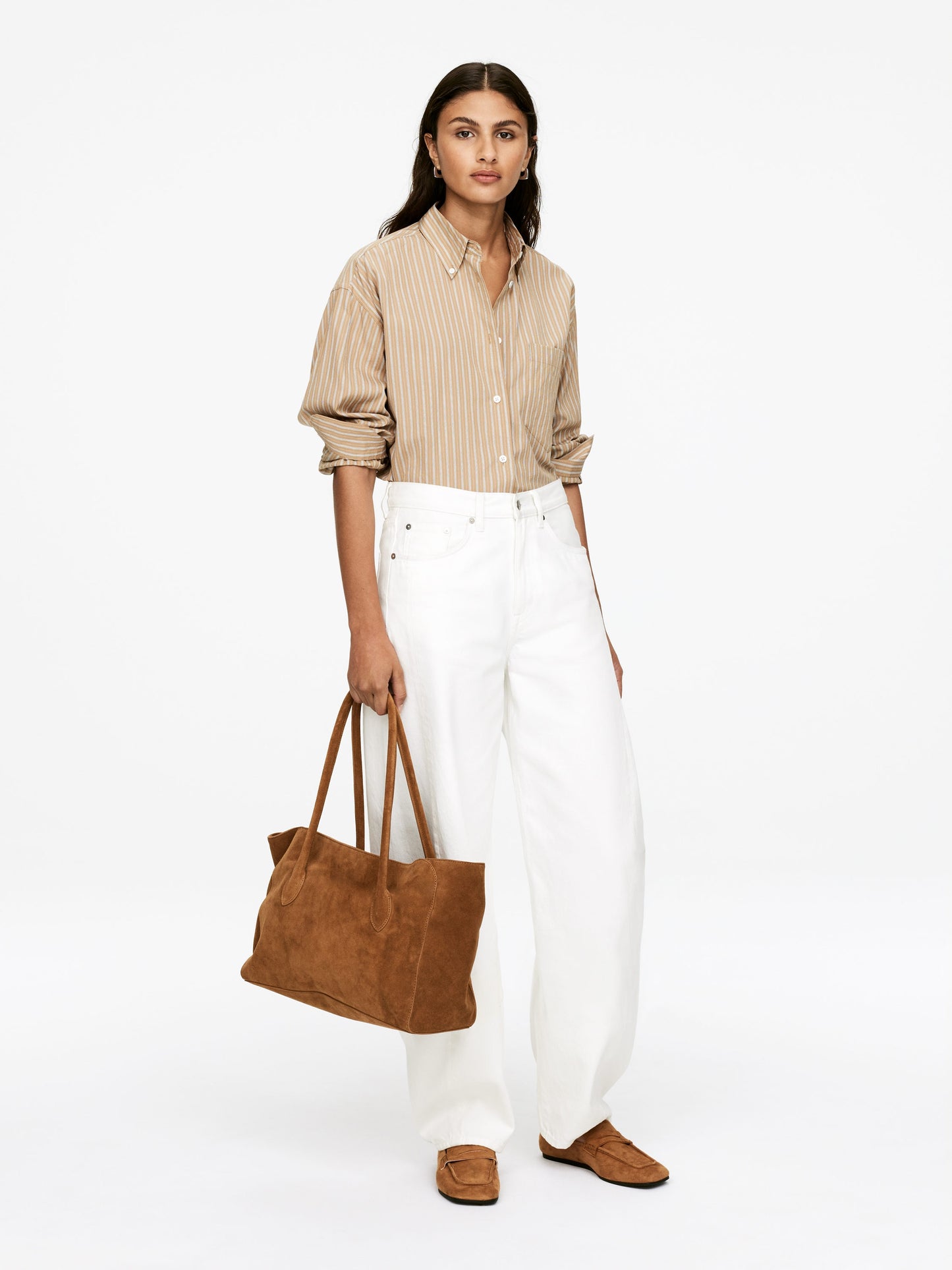 Slouchy Leather Tote