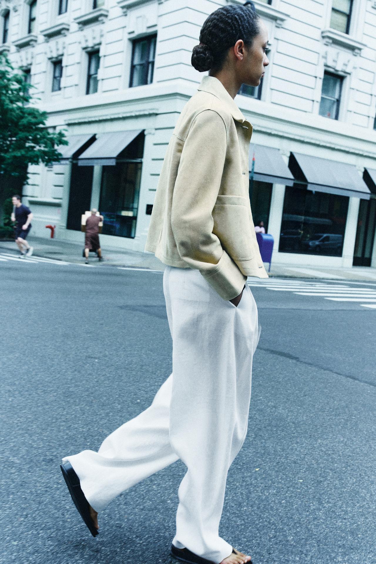 ZW Collection Limited Edition 100% Suede Leather Jacket