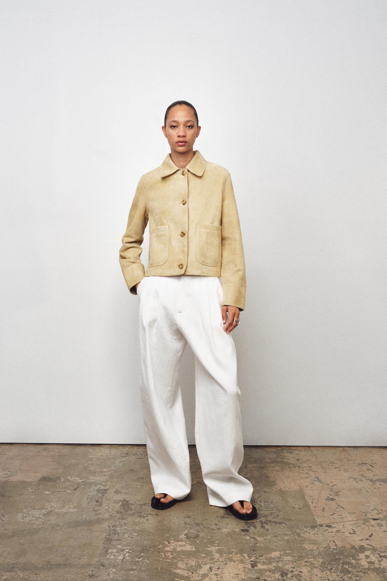 ZW Collection Limited Edition 100% Suede Leather Jacket