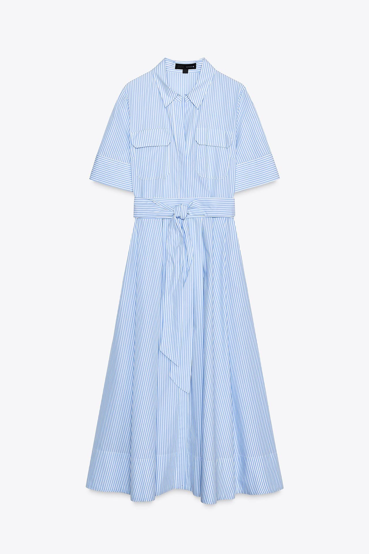 ZW Collection Poplin Shirt Dress