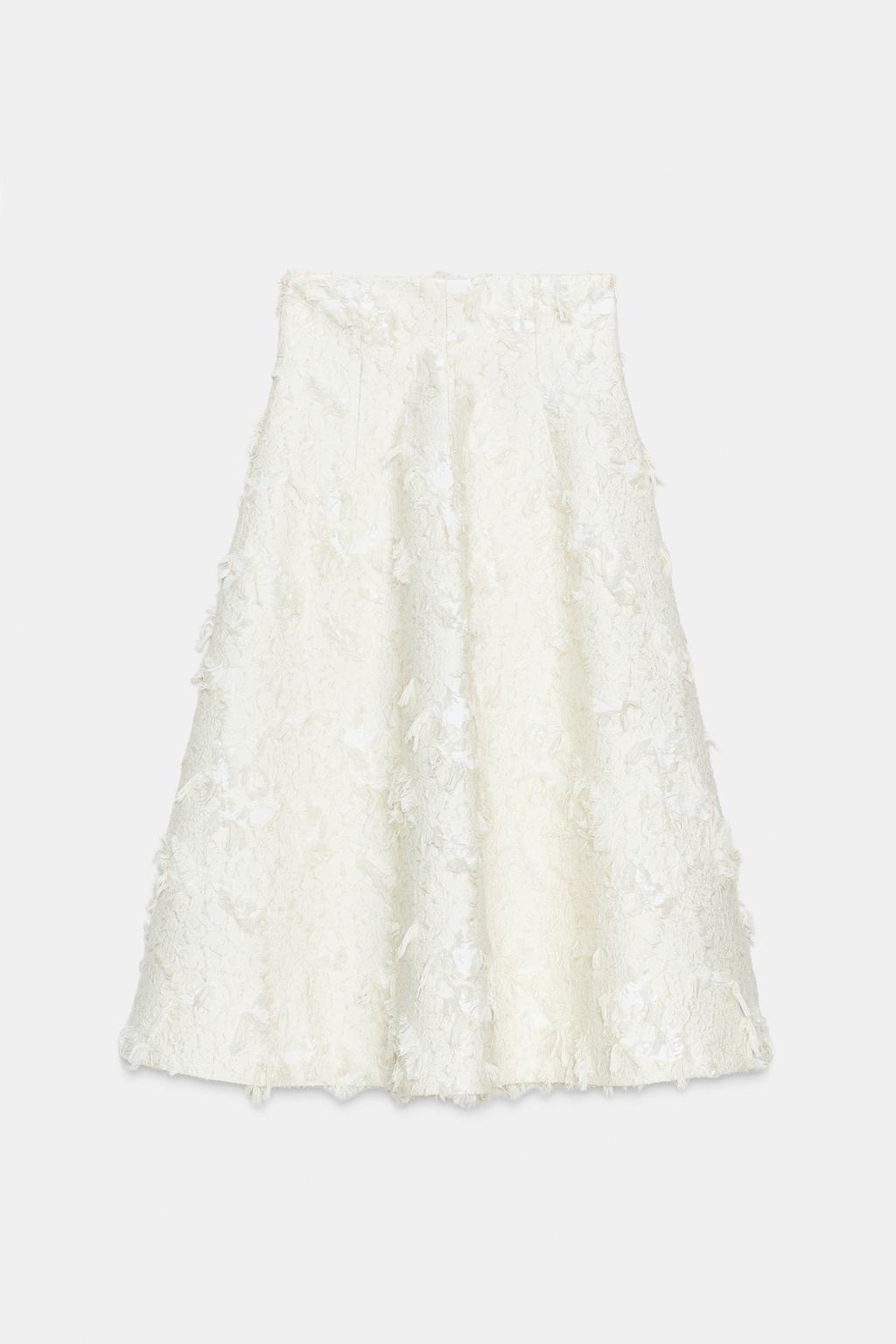 Zw Collection Structured Midi Skirt