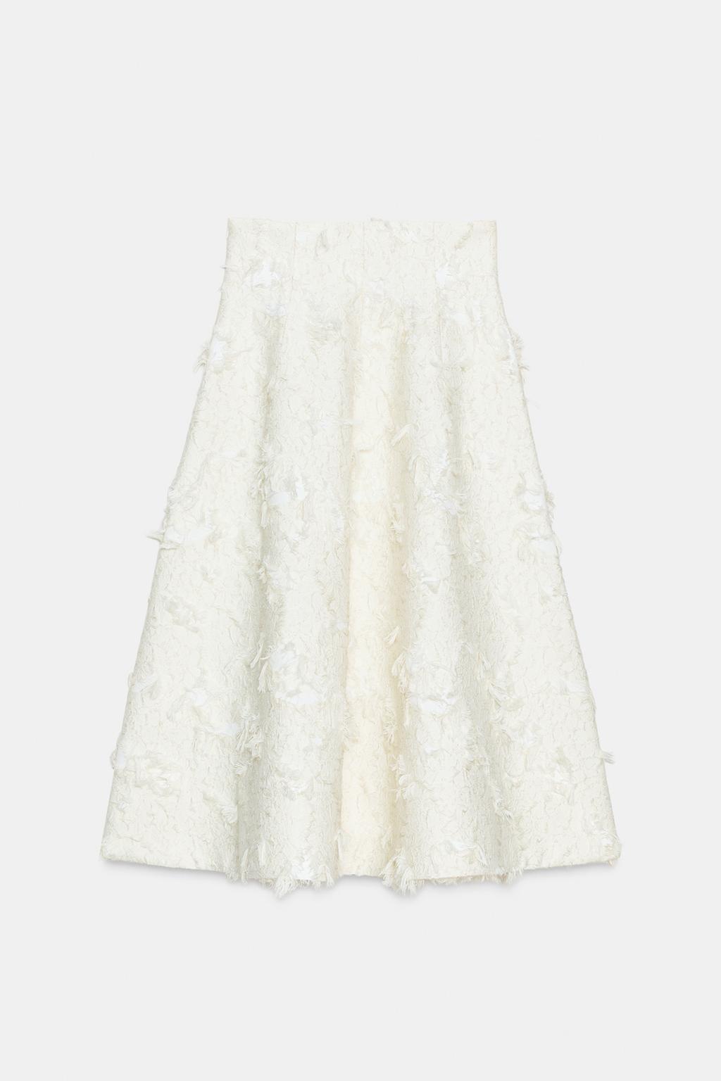 Zw Collection Structured Midi Skirt