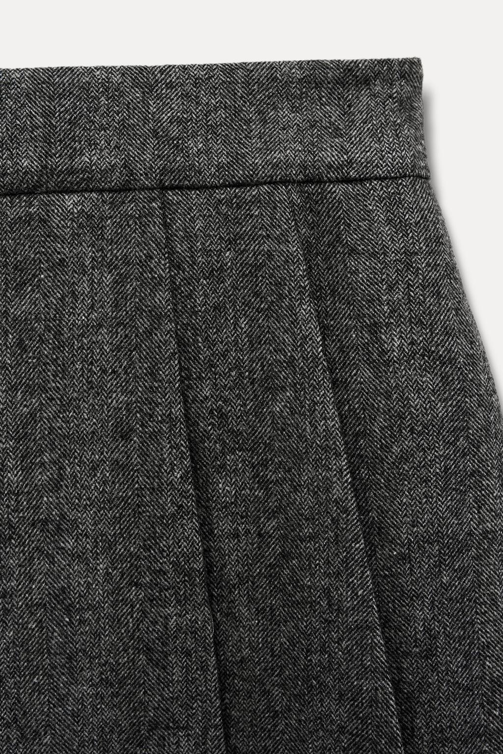 ZW Collection Box Pleat Midi Skirt