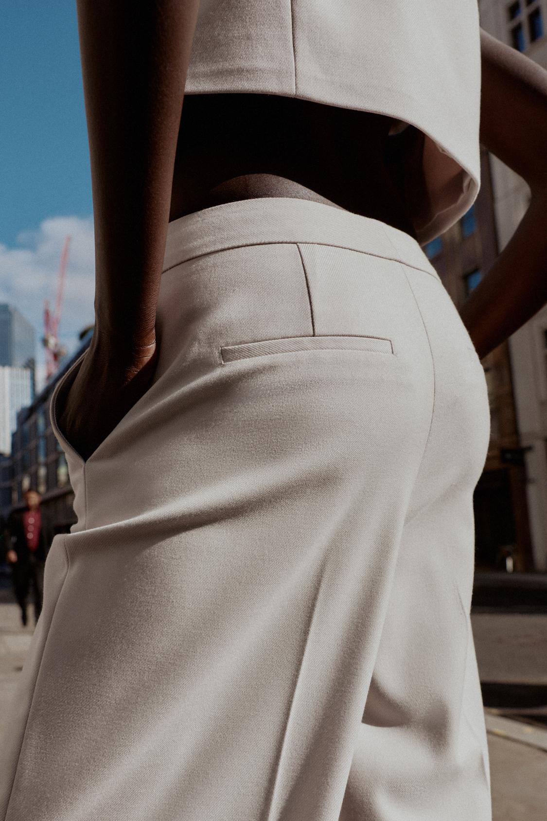 High-Waist Culotte Trousers