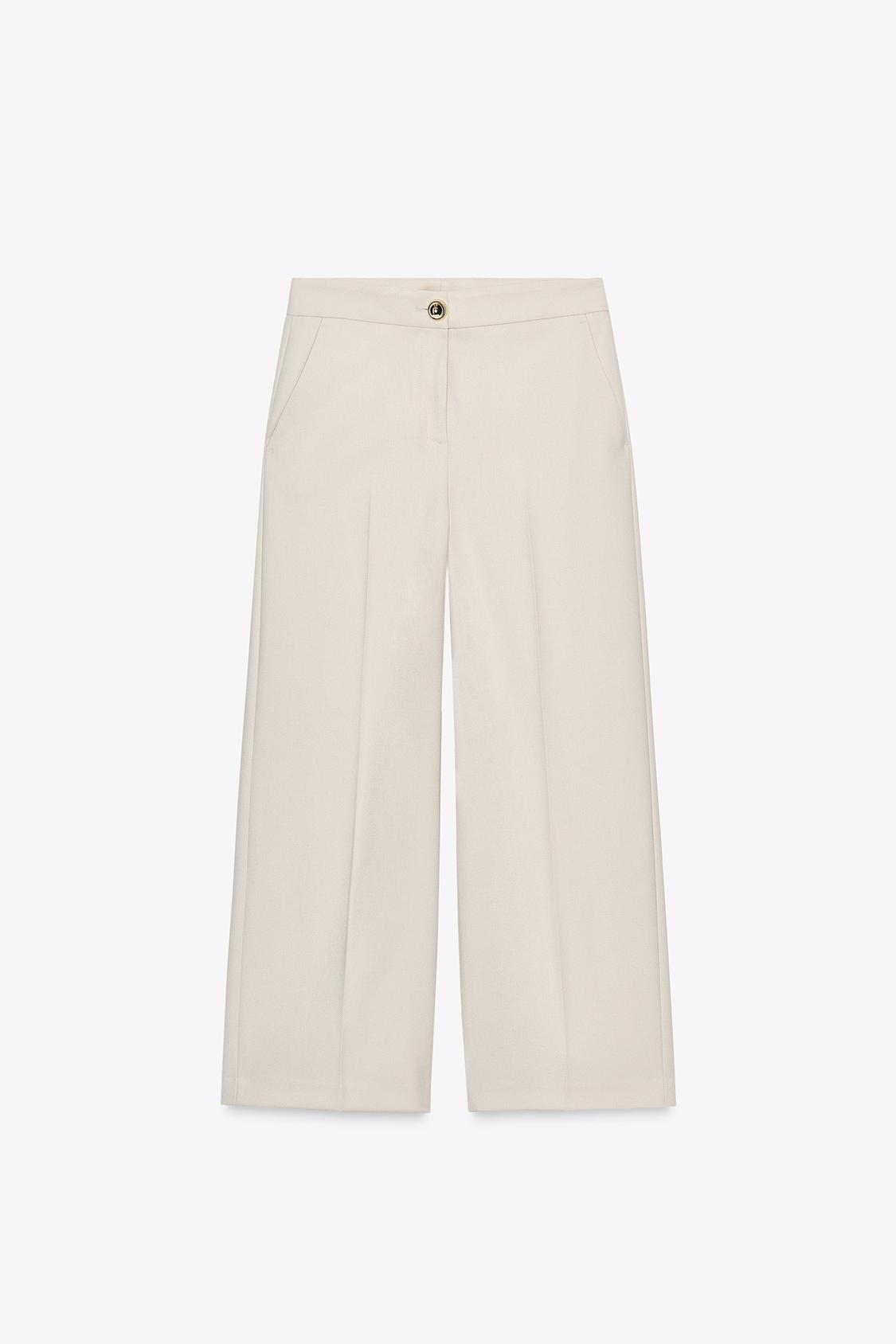 High-Waist Culotte Trousers