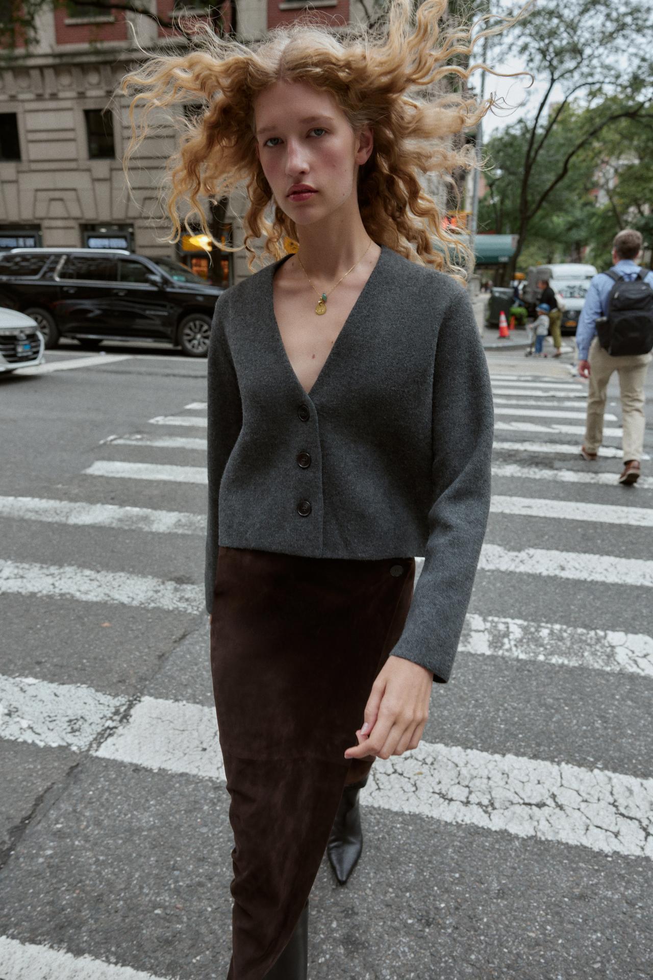 V-Neck Cardigan