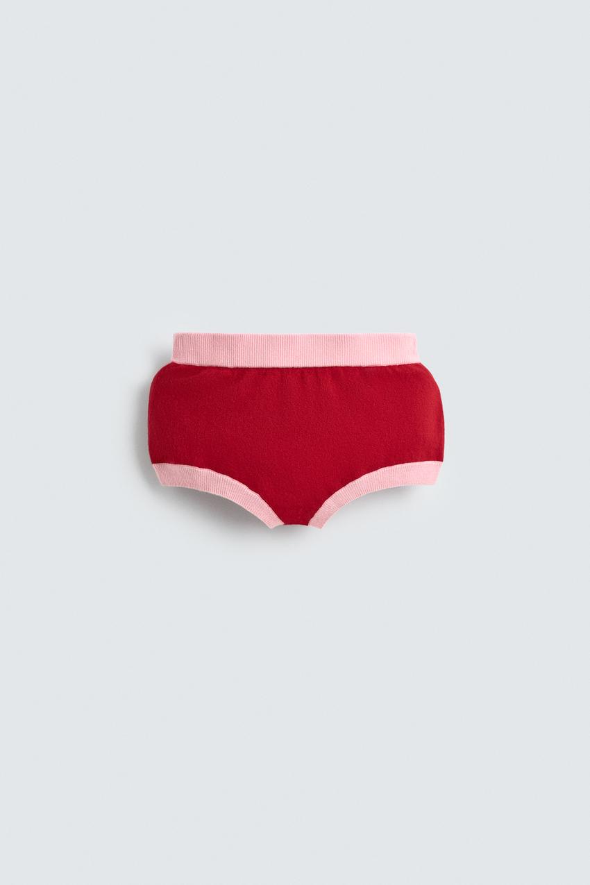 100% Cashmere Knit Shorts Harry Lambert for Zara x Disney