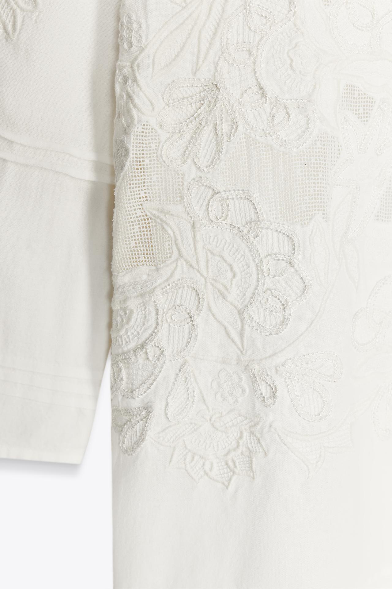 ZW Collection Embroidered Short Dress