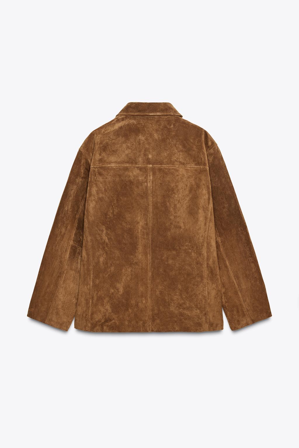 Suede Leather Jacket ZW Collection Limited Edition
