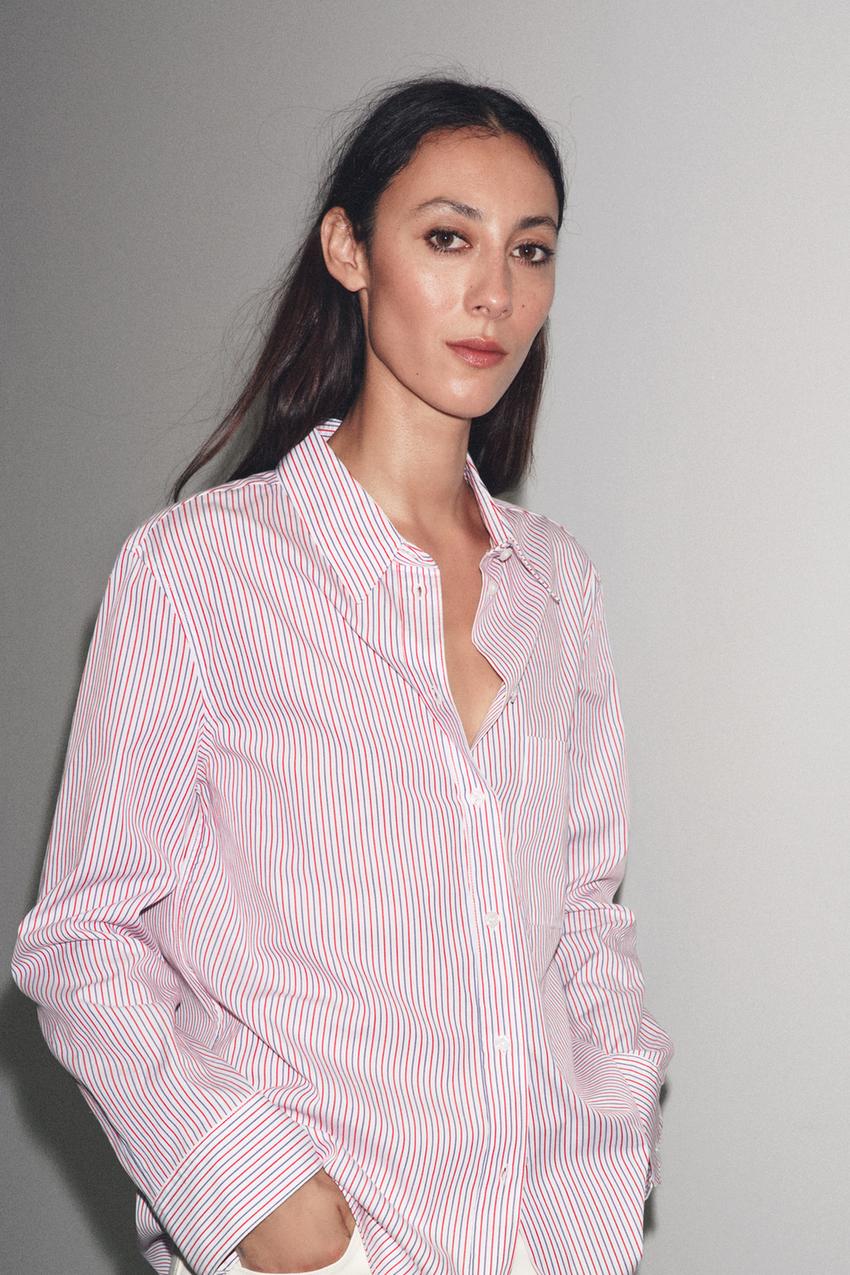 ZW Collection Striped Poplin Shirt