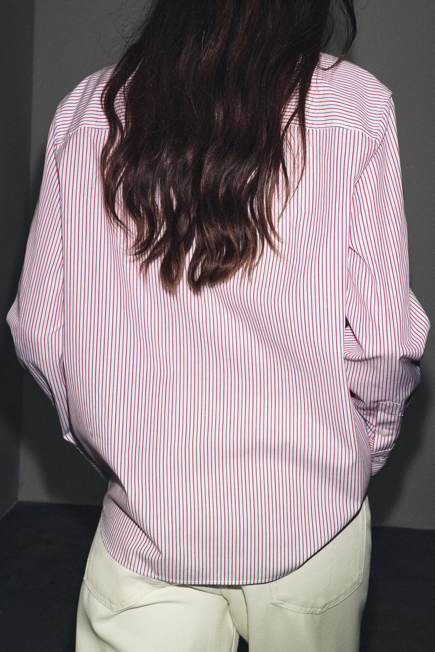 ZW Collection Striped Poplin Shirt