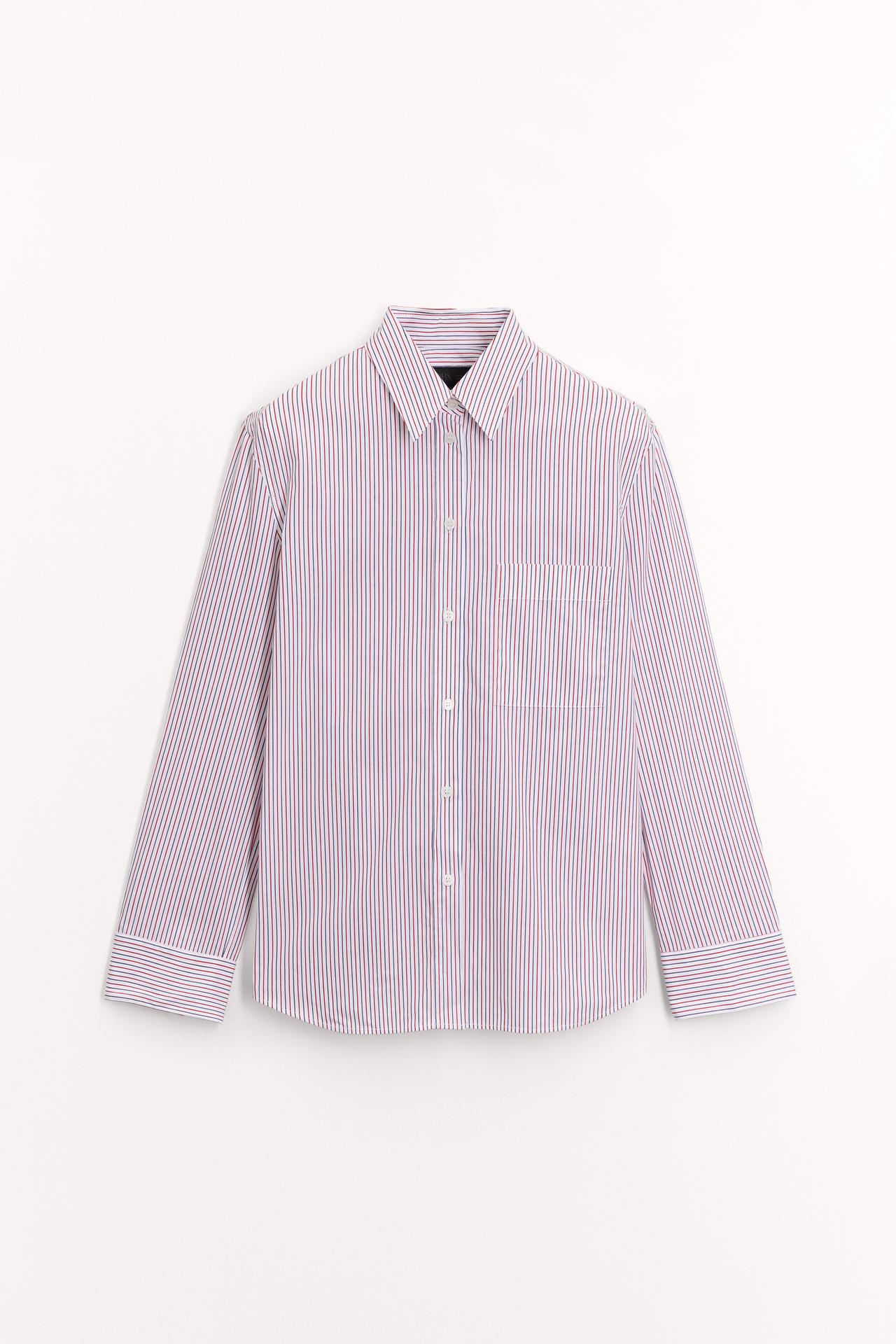 ZW Collection striped poplin shirt