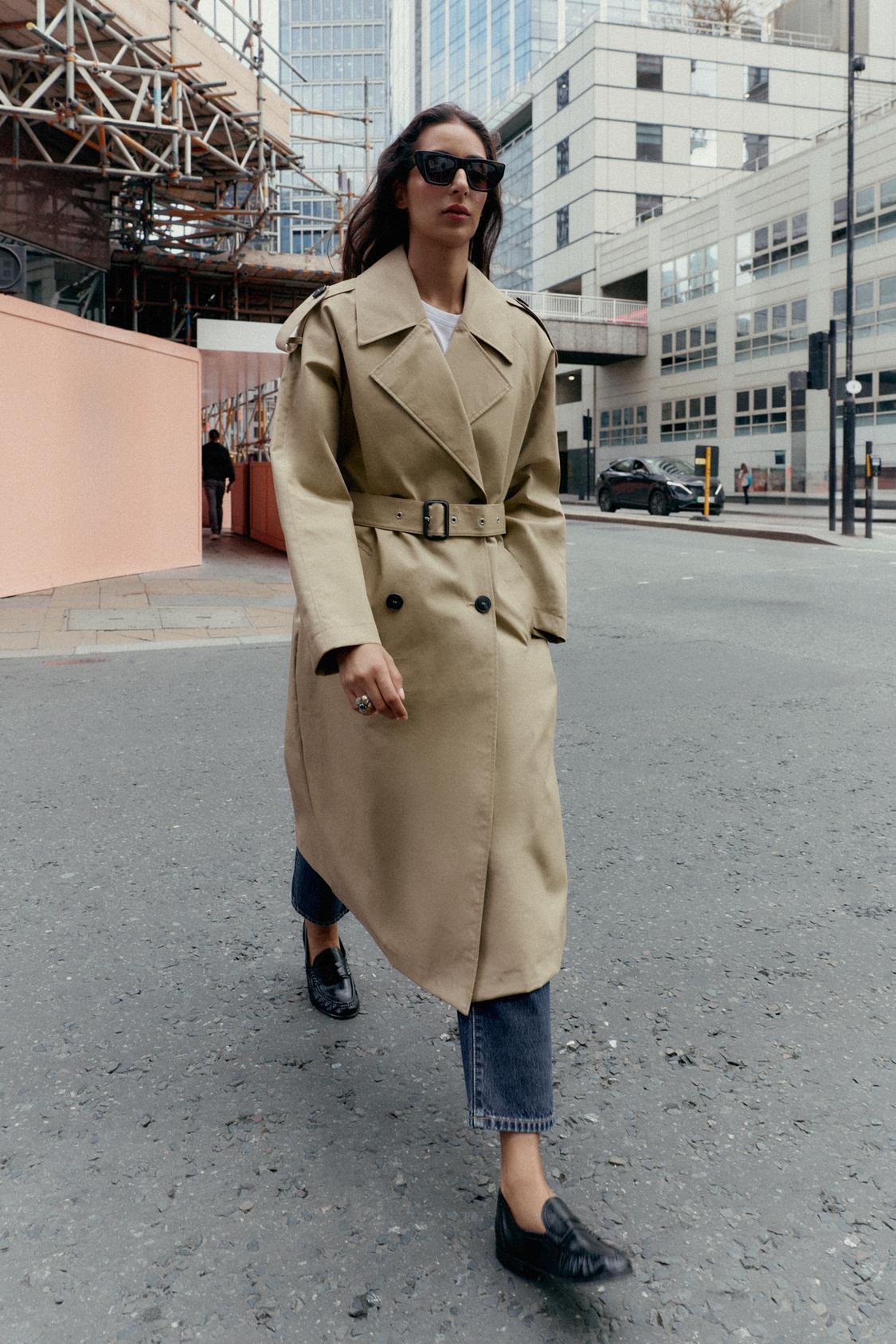 Trench Coat With Belt