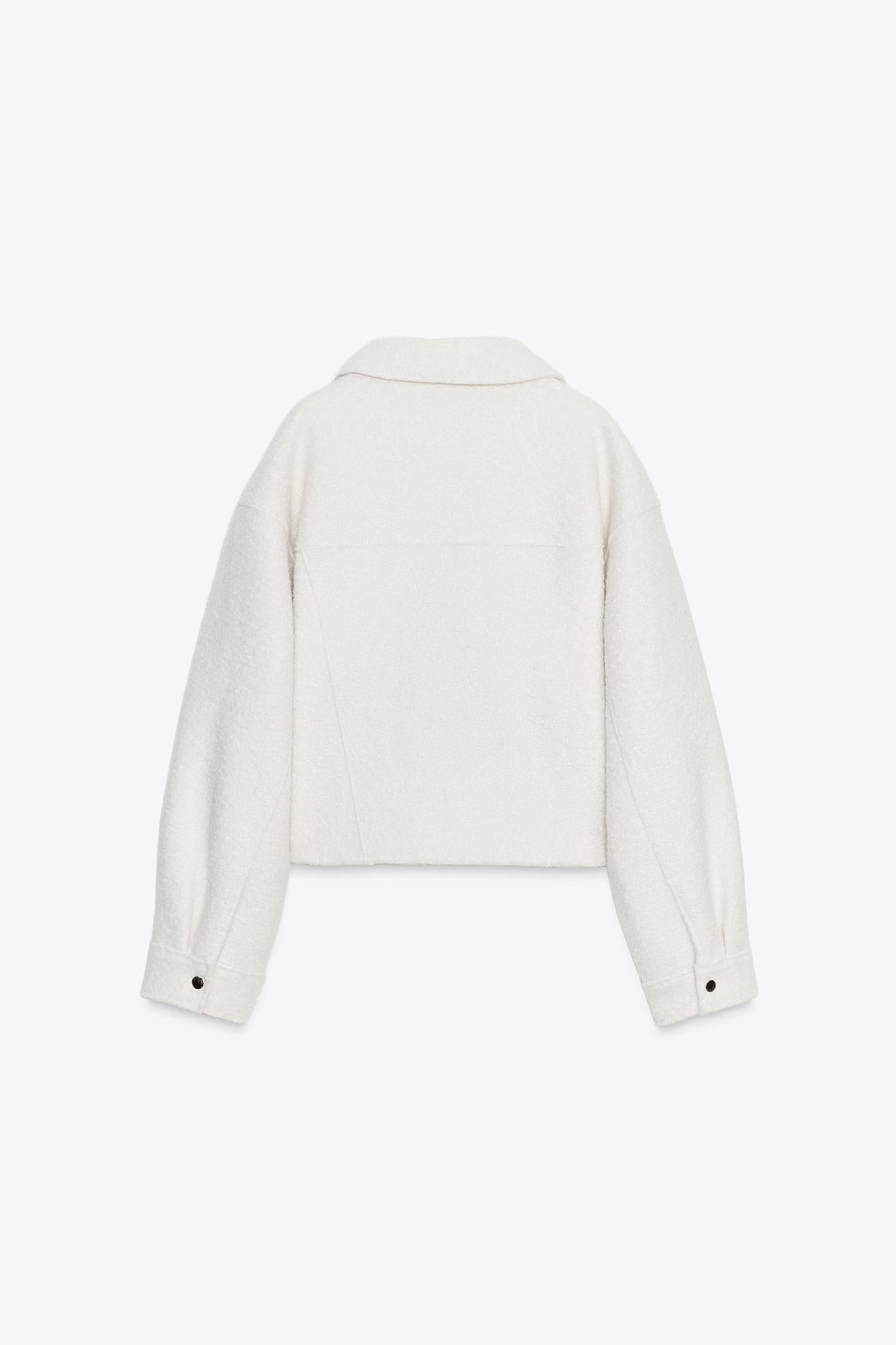 Bouclé Jacket With Patch Pockets