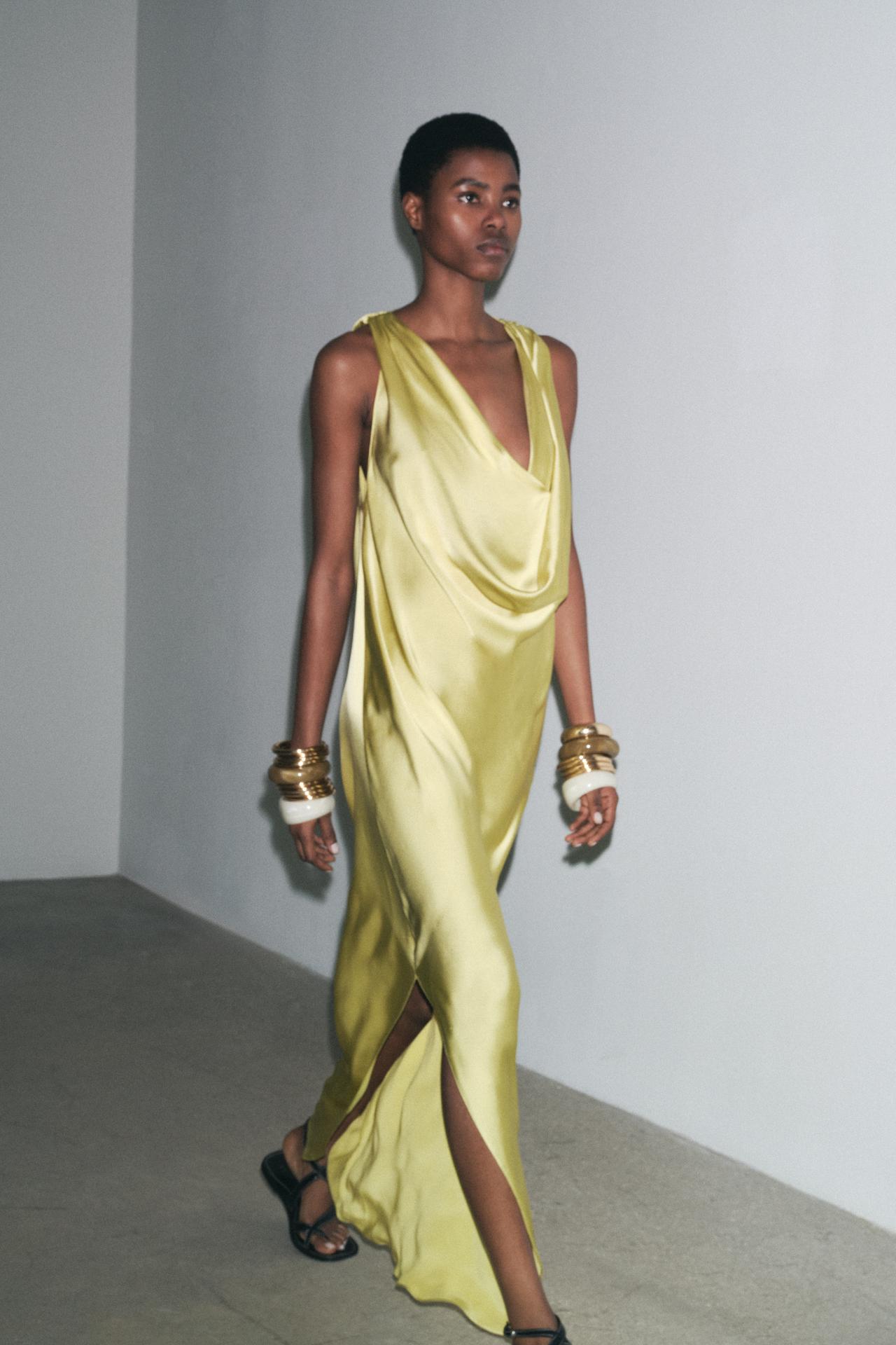 ZW Collection flowing satin dress