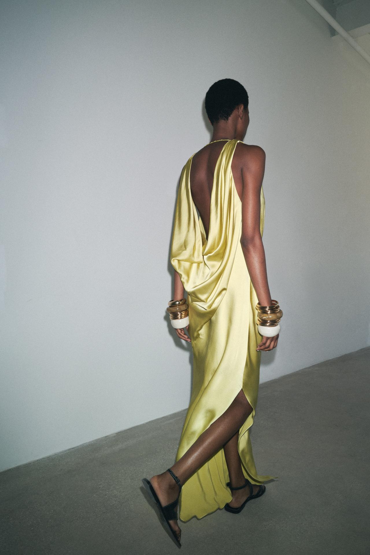 ZW Collection flowing satin dress