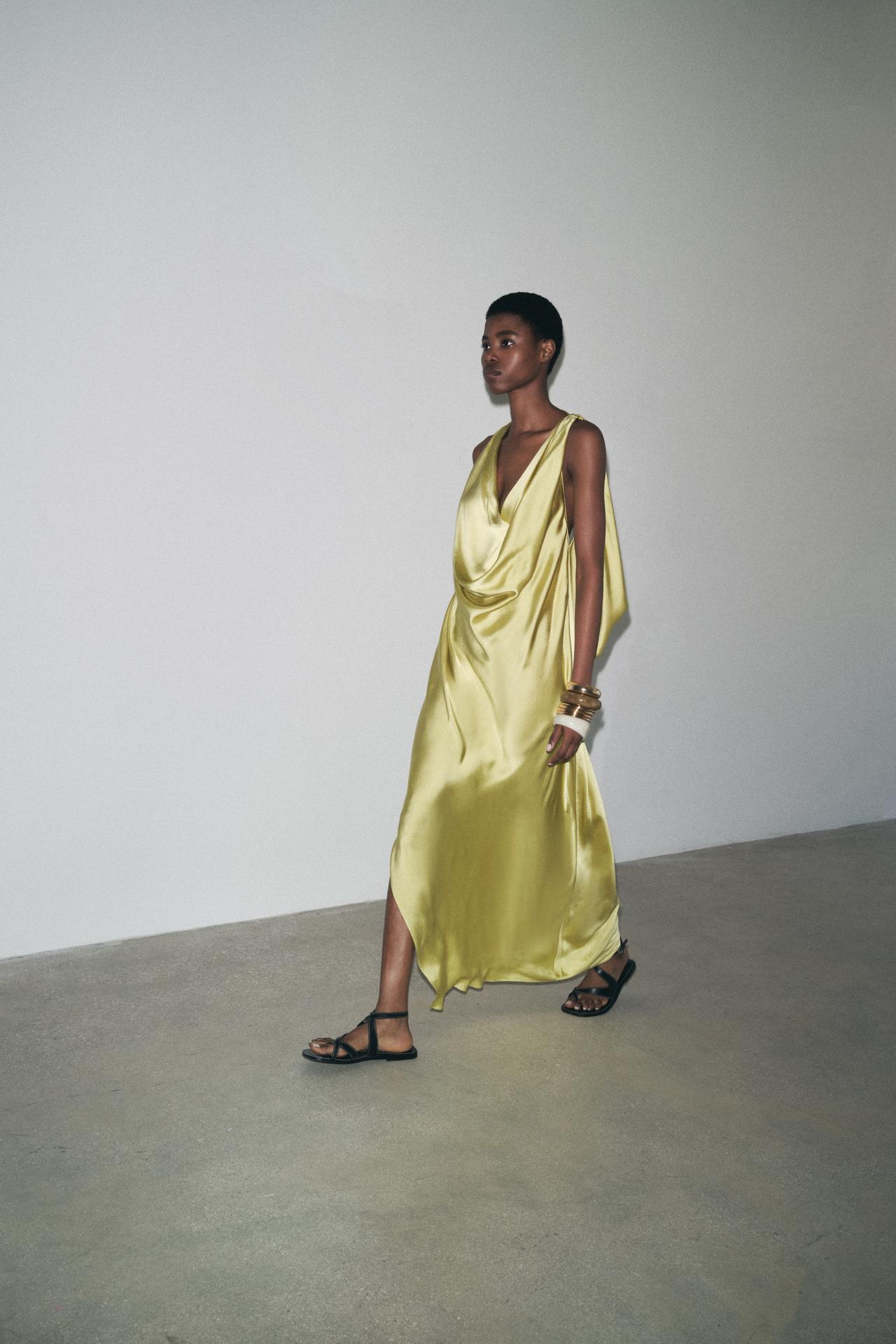 ZW Collection flowing satin dress
