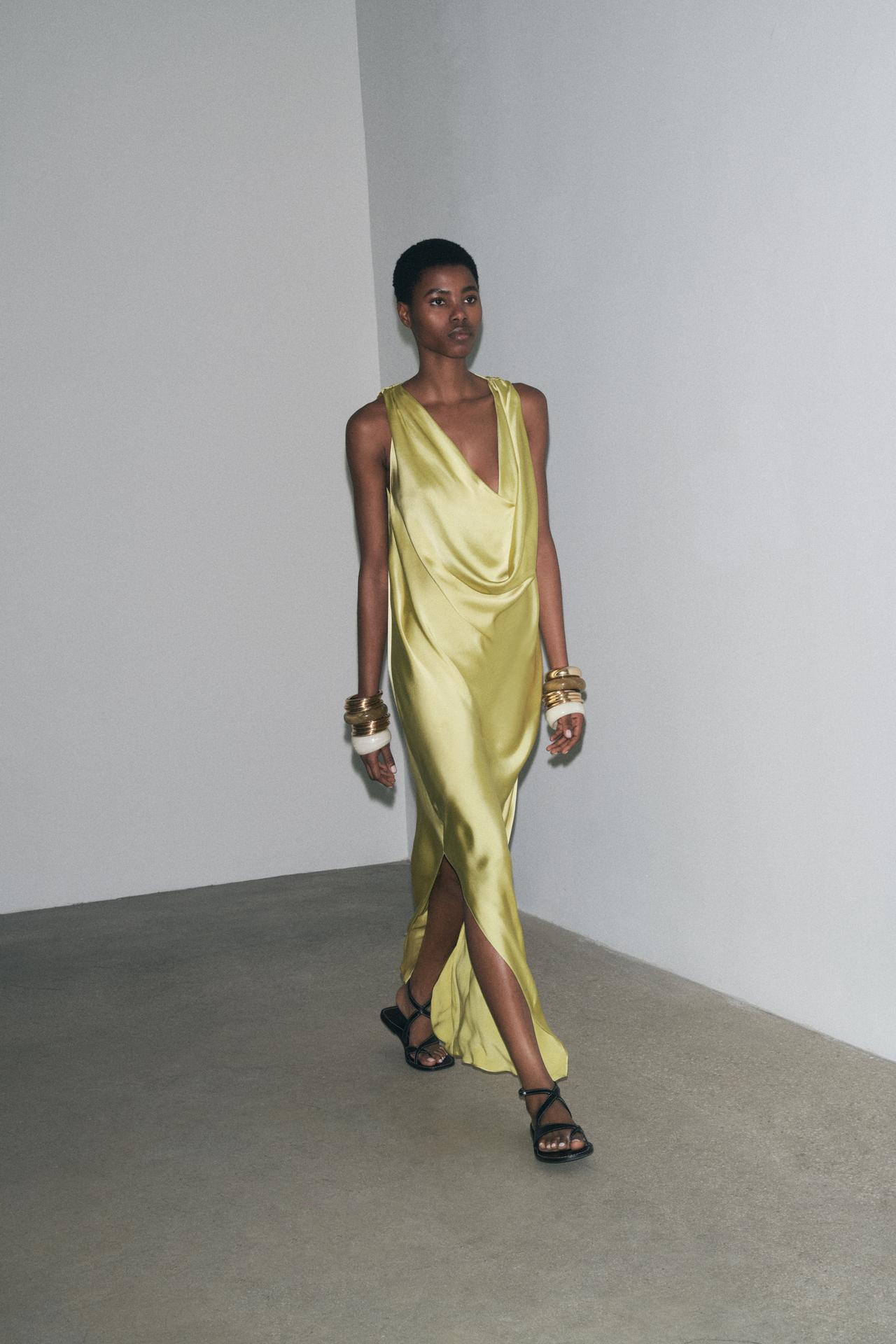 ZW Collection flowing satin dress