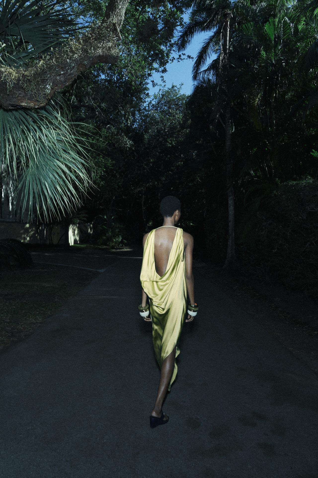 ZW Collection flowing satin dress