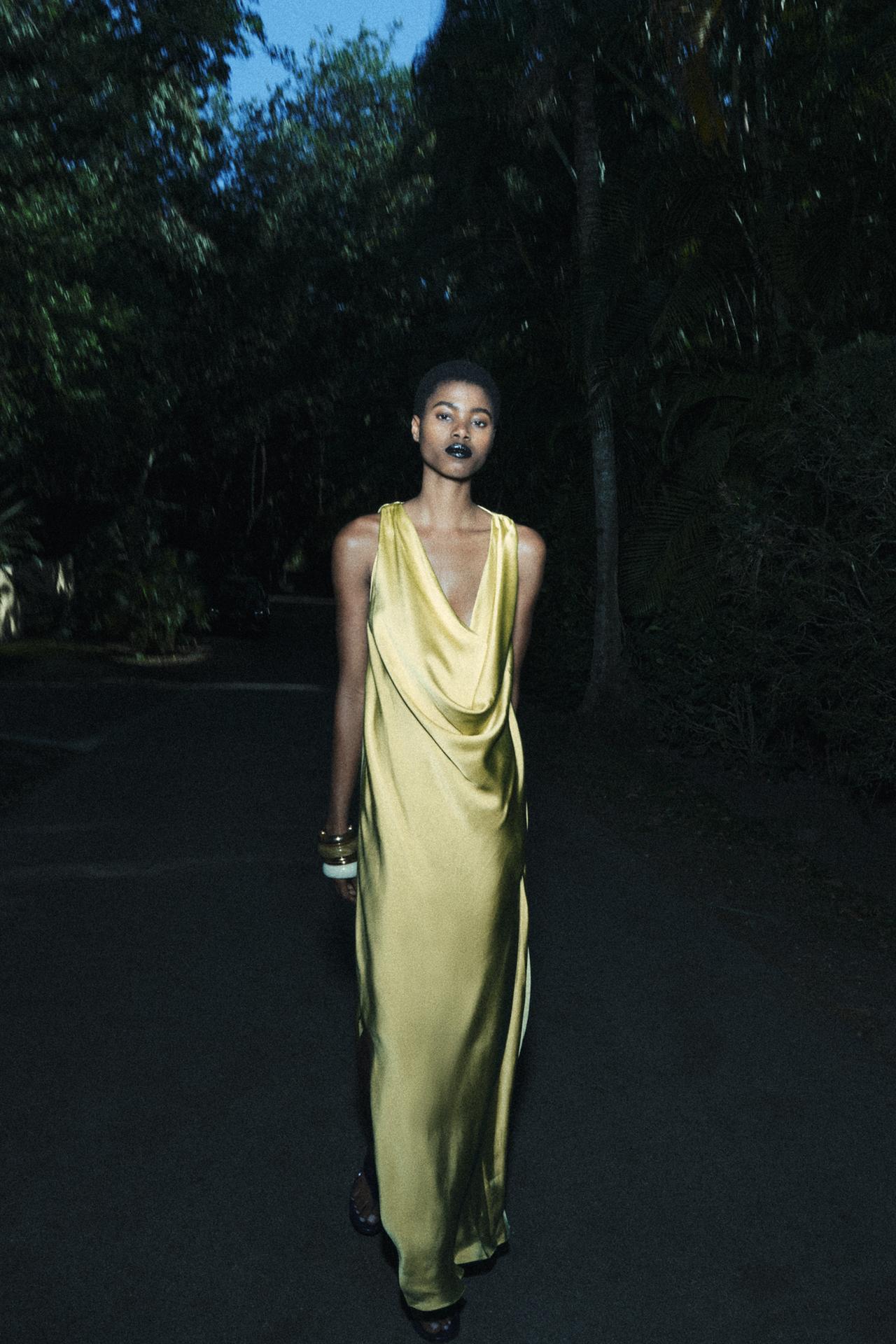 ZW Collection flowing satin dress