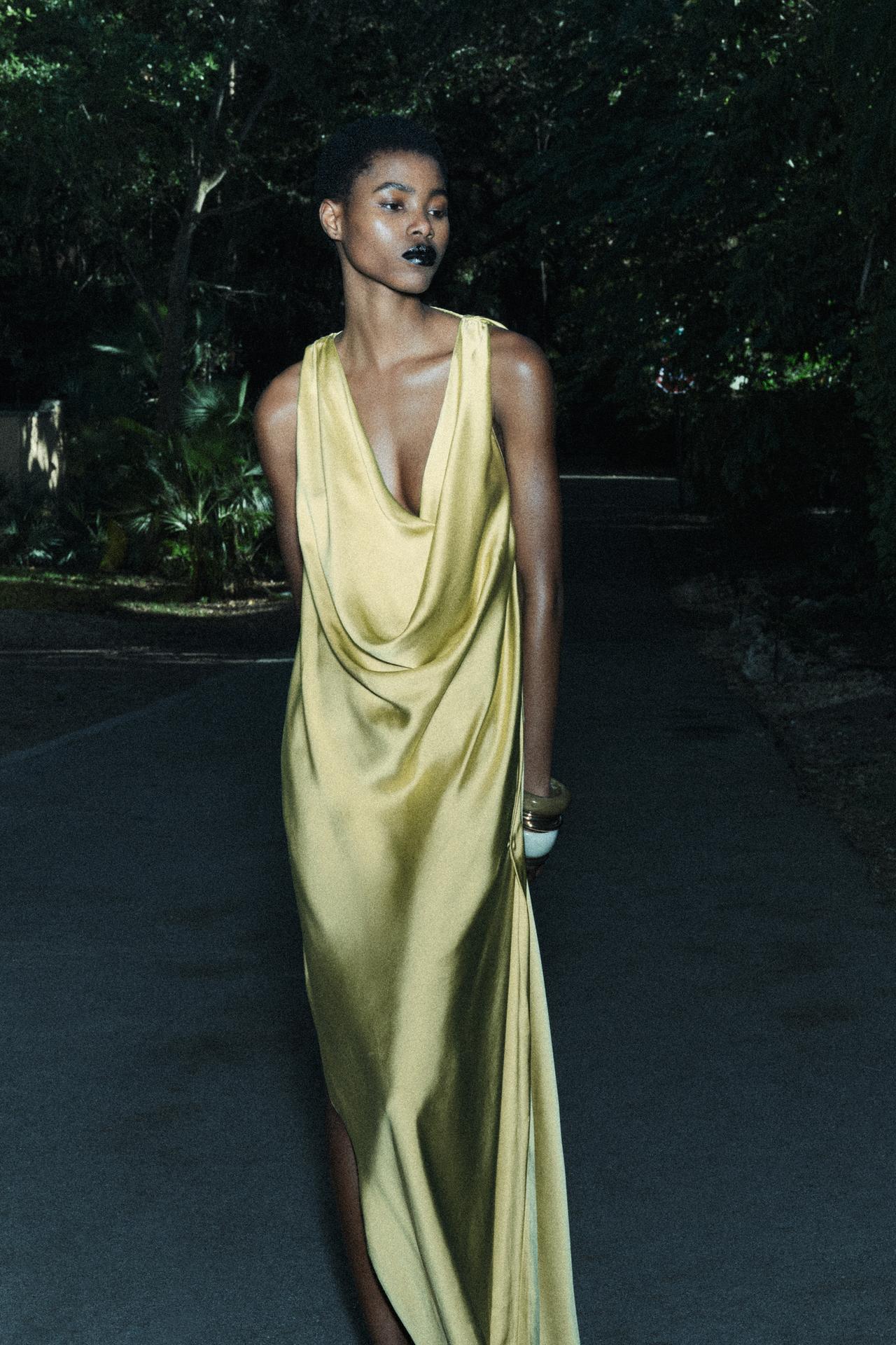 ZW Collection flowing satin dress