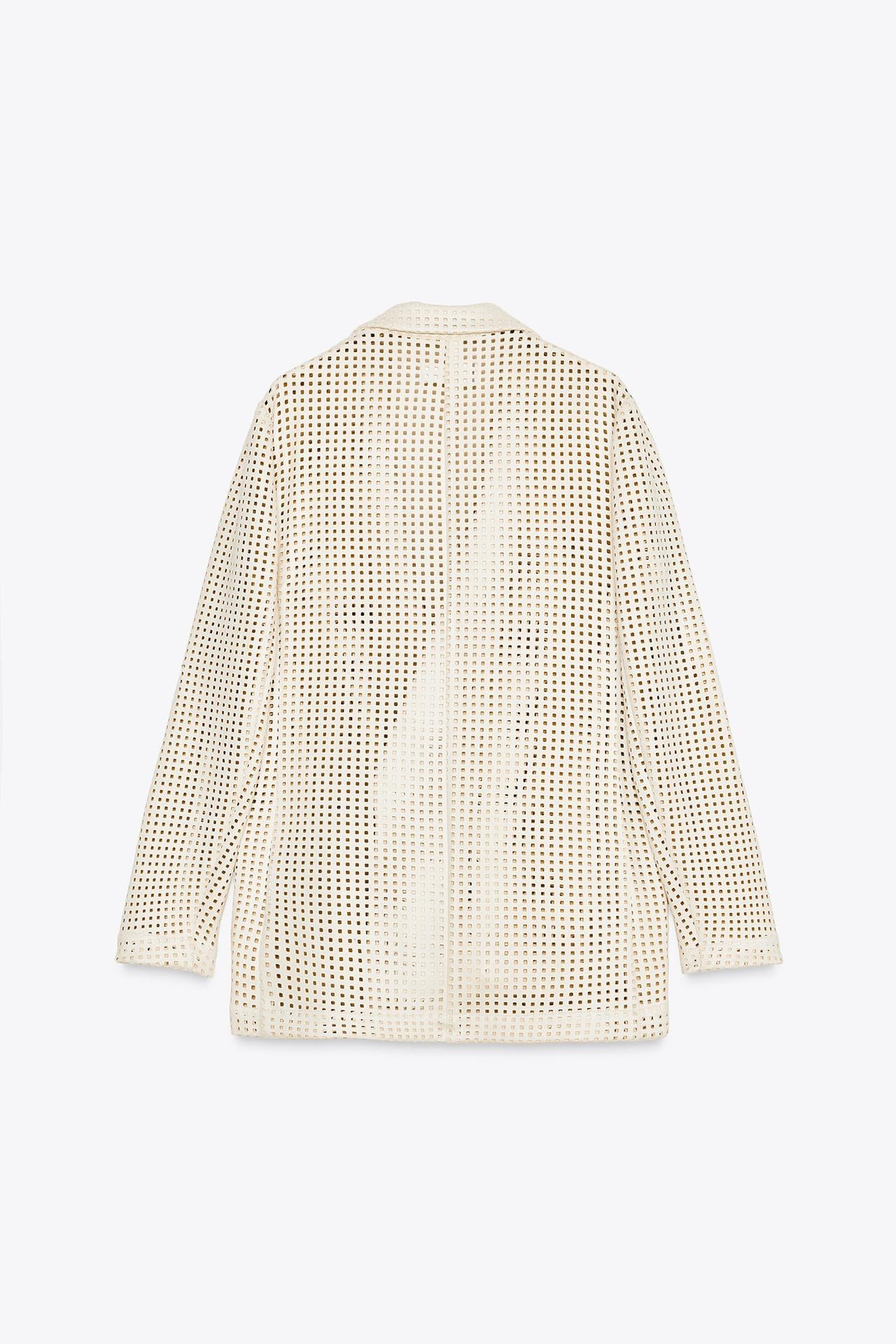 Faux Suede Cut-Out Blazer