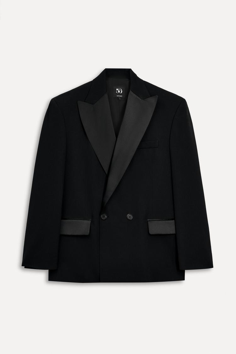 Contrast Double-Breasted Blazer 50th Anniversary