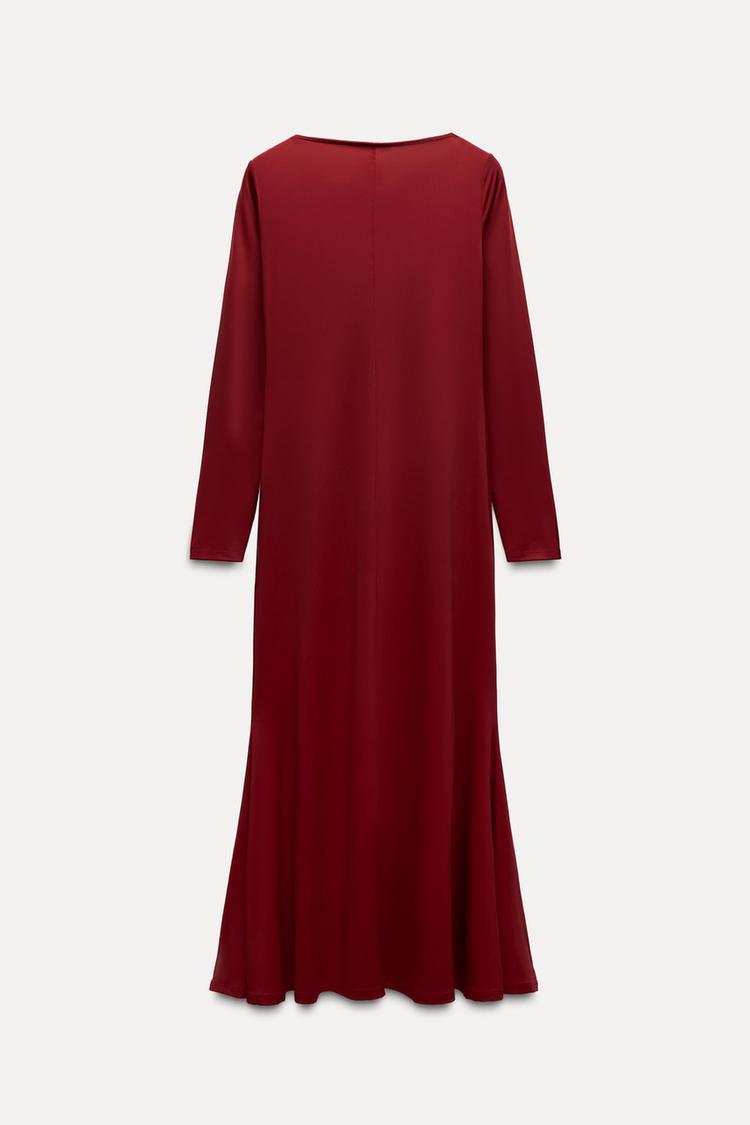 Long godet dress