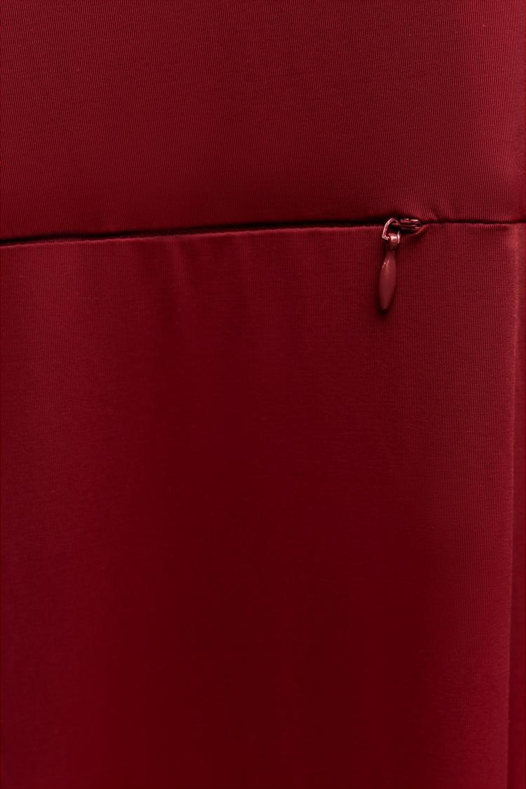 Long godet dress