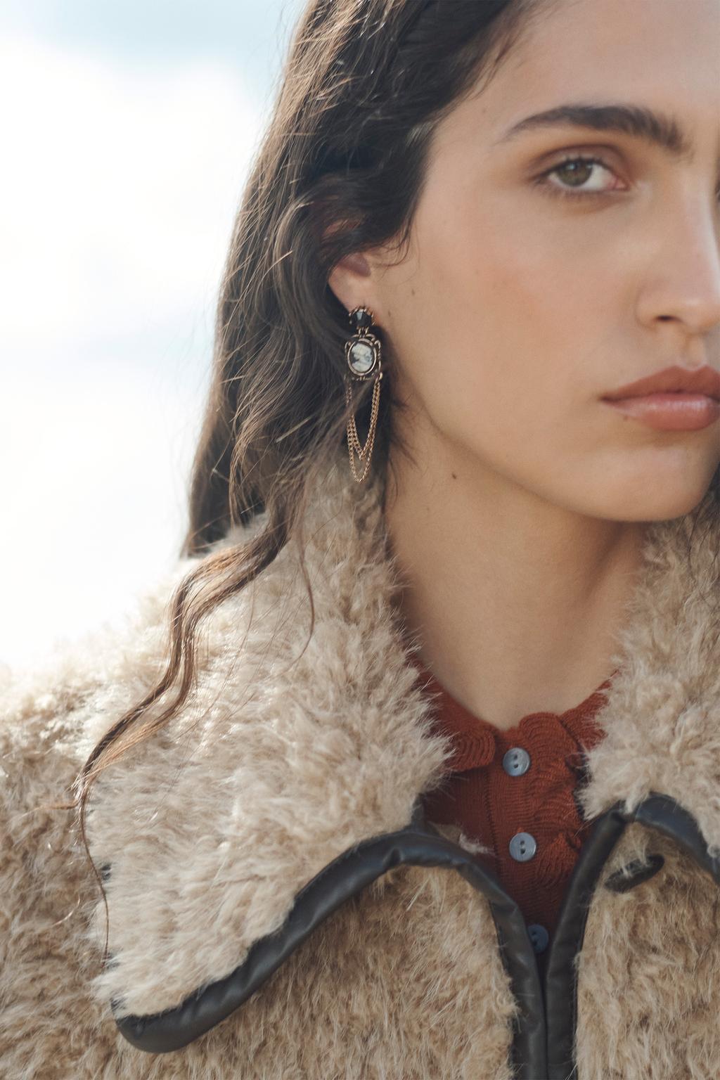Long Faux Shearling Coat - Limited Edition