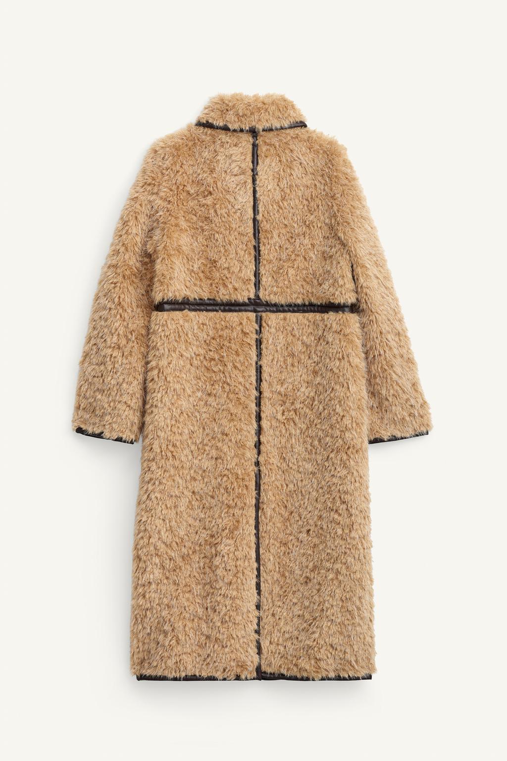 Long Faux Shearling Coat - Limited Edition